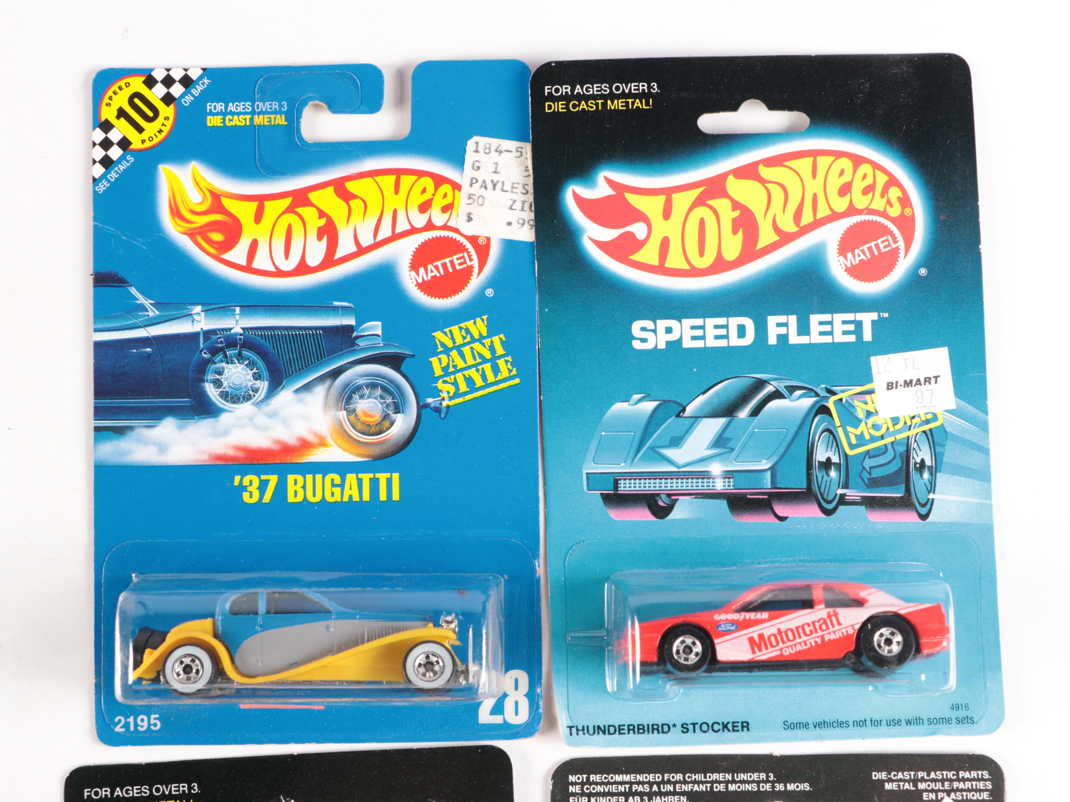 Hot Wheels "Track System Gift Pack" and More Toy Cars, 1980s–1990s