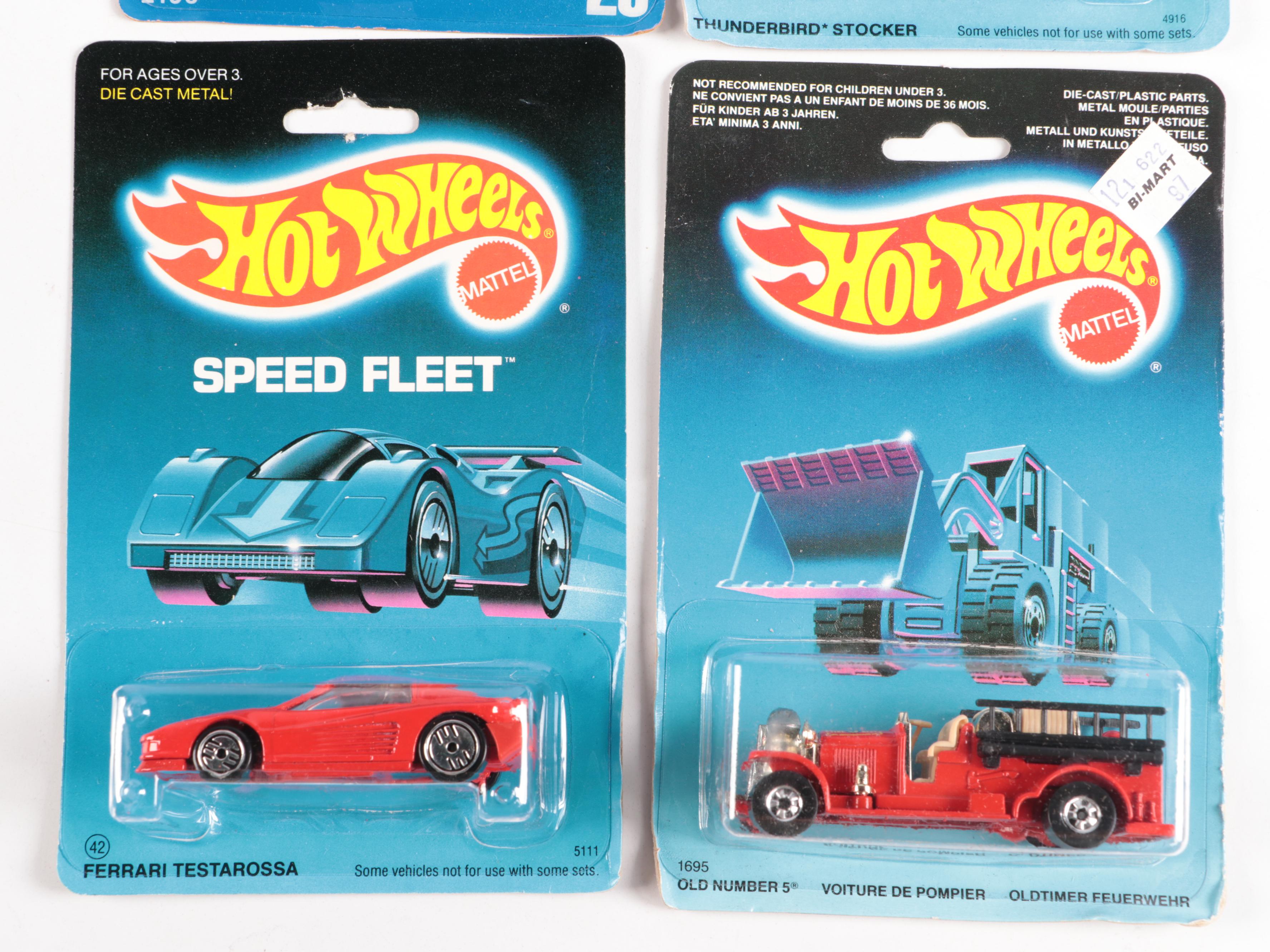 Hot Wheels "Track System Gift Pack" and More Toy Cars, 1980s–1990s