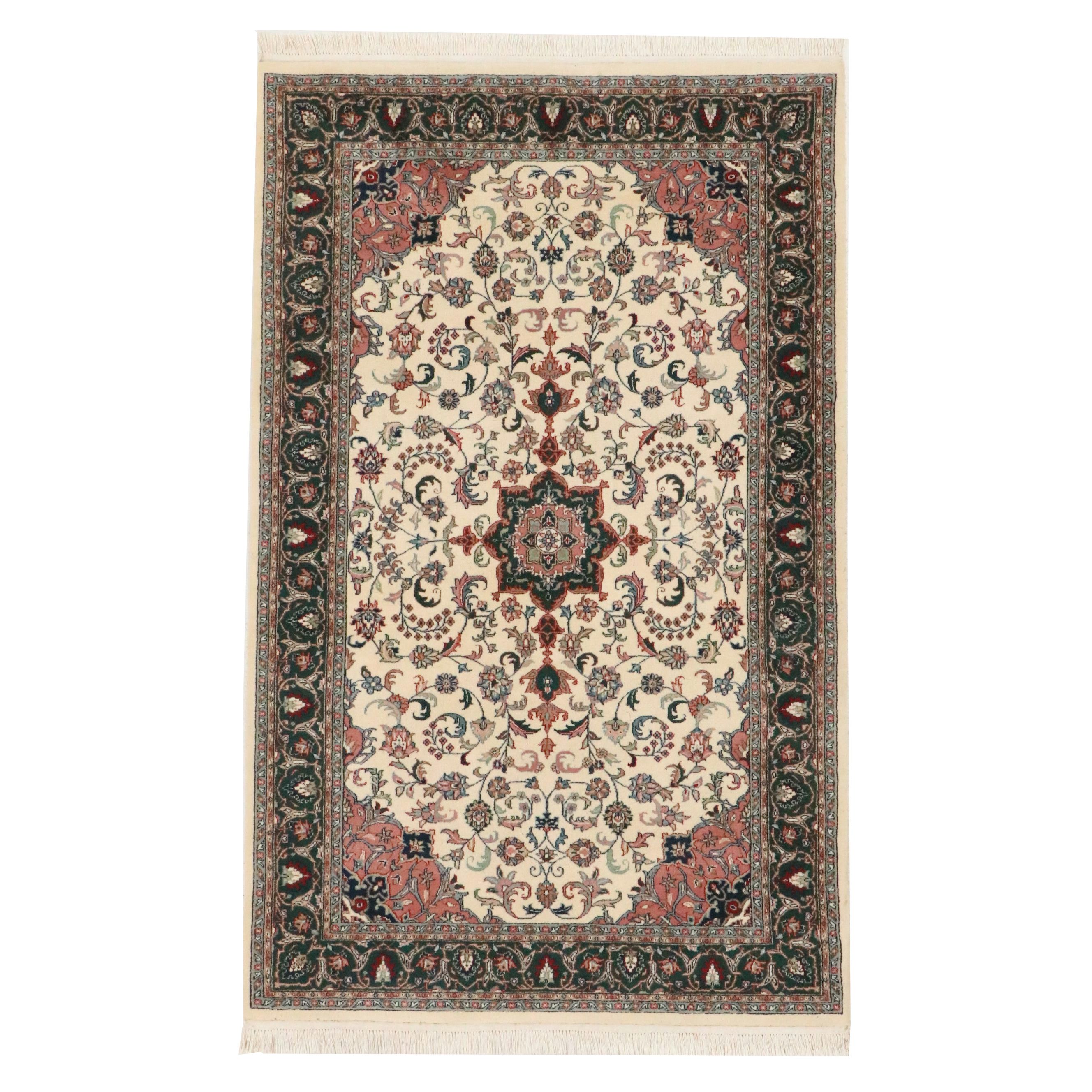 5' x 7'8 Hand-Knotted Sino-Persian Tabriz Area Rug