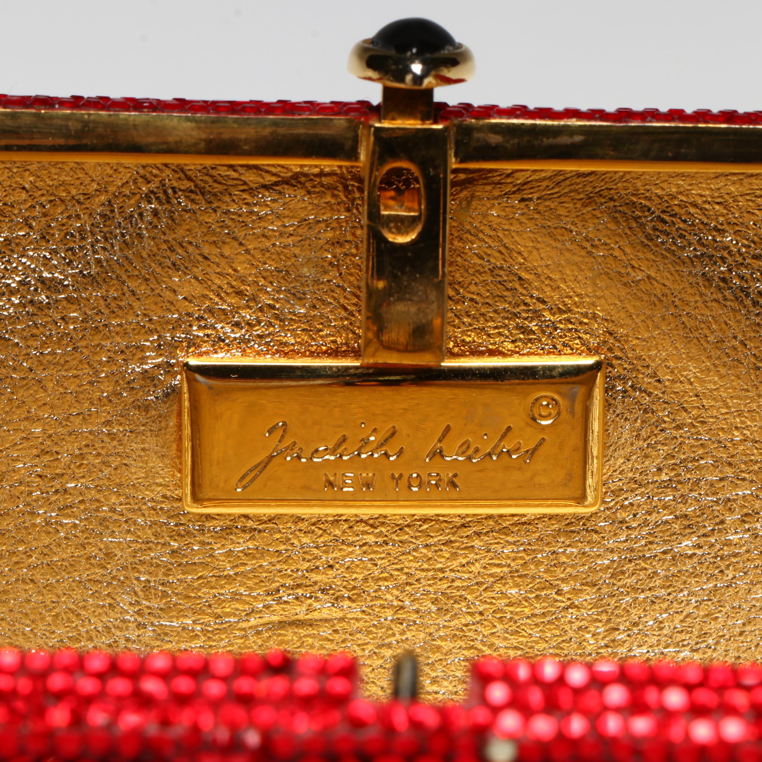 Judith Leiber Watermelon Slice Minaudière with Accessories