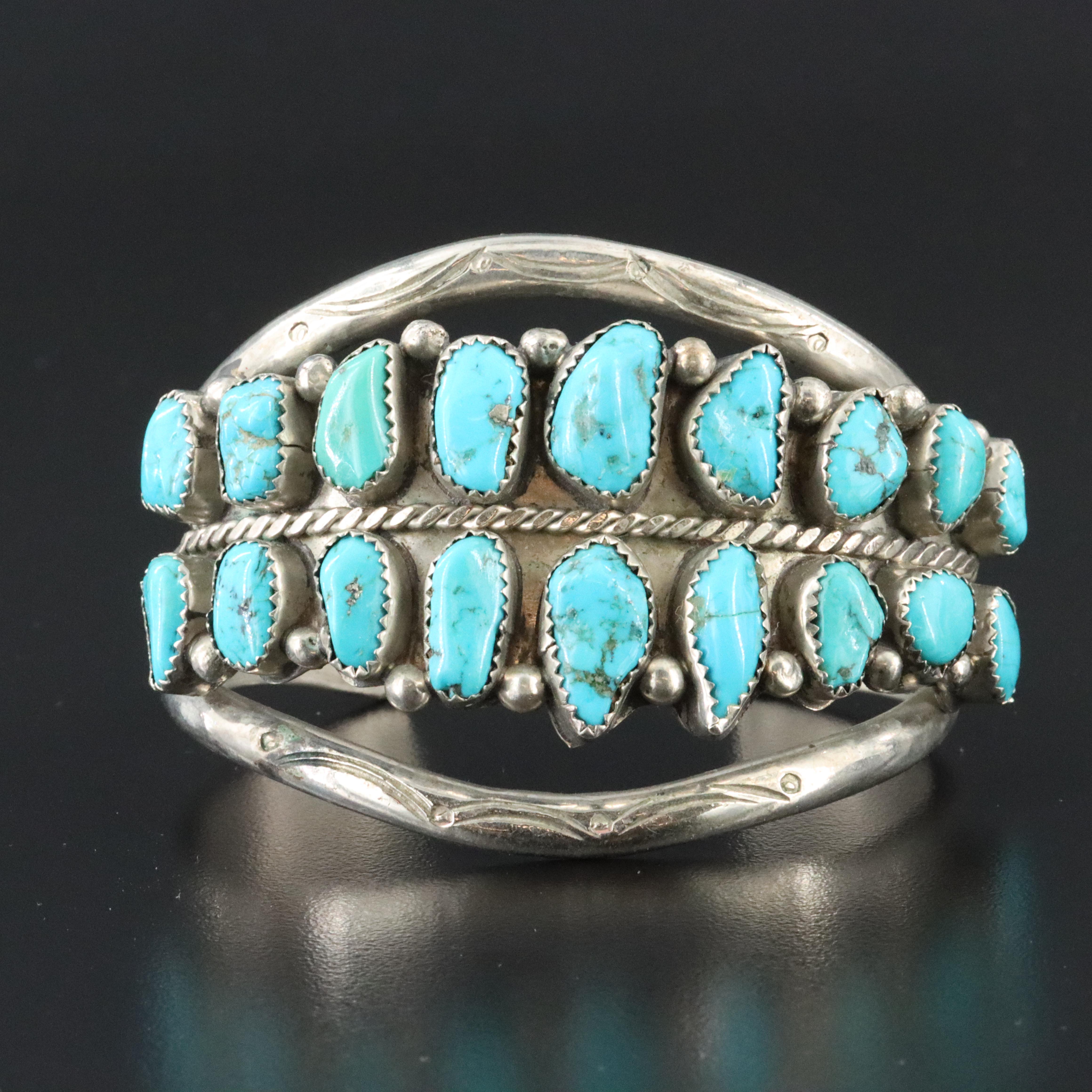 Southwestern Turquoise Cuff Bracelet