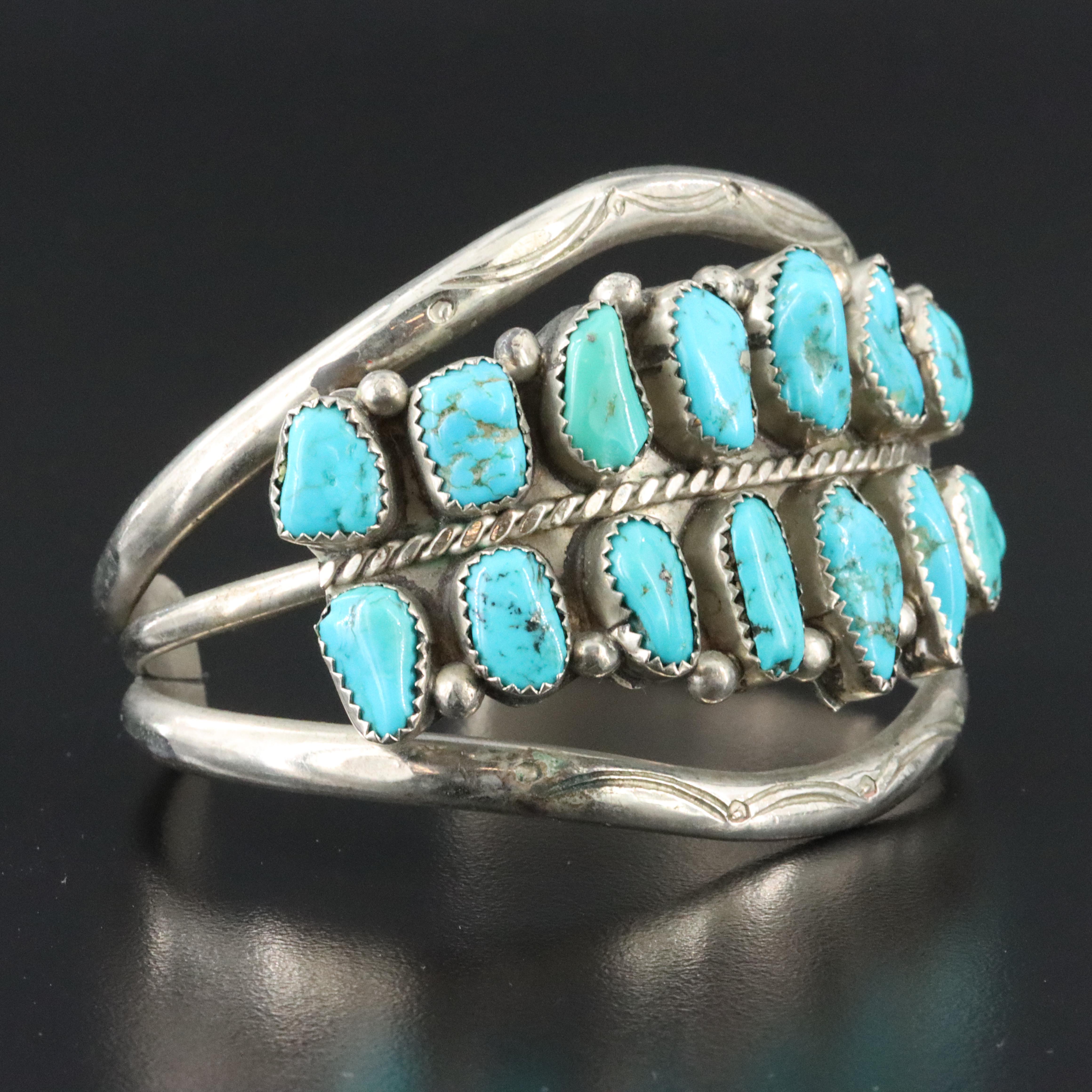 Southwestern Turquoise Cuff Bracelet