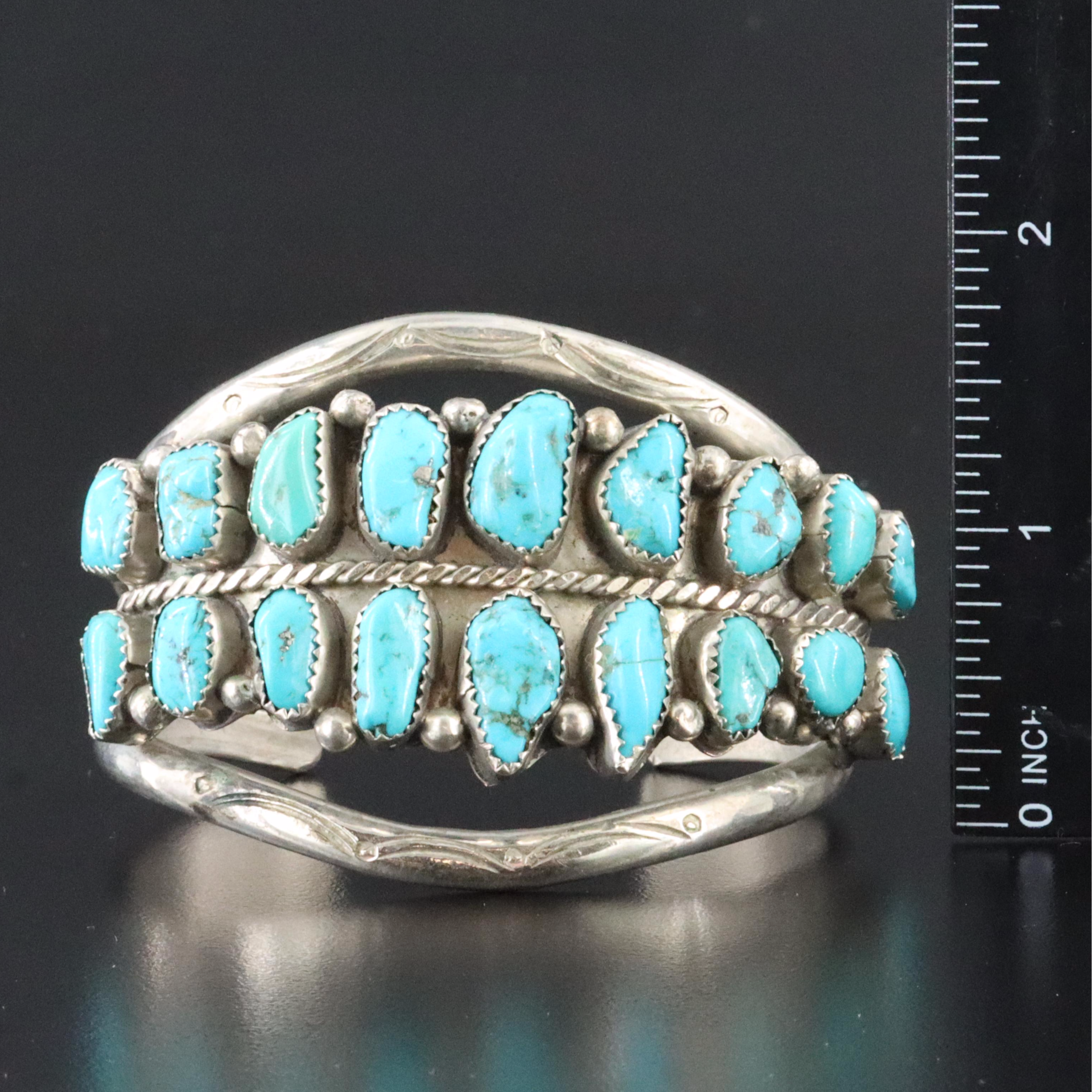 Southwestern Turquoise Cuff Bracelet