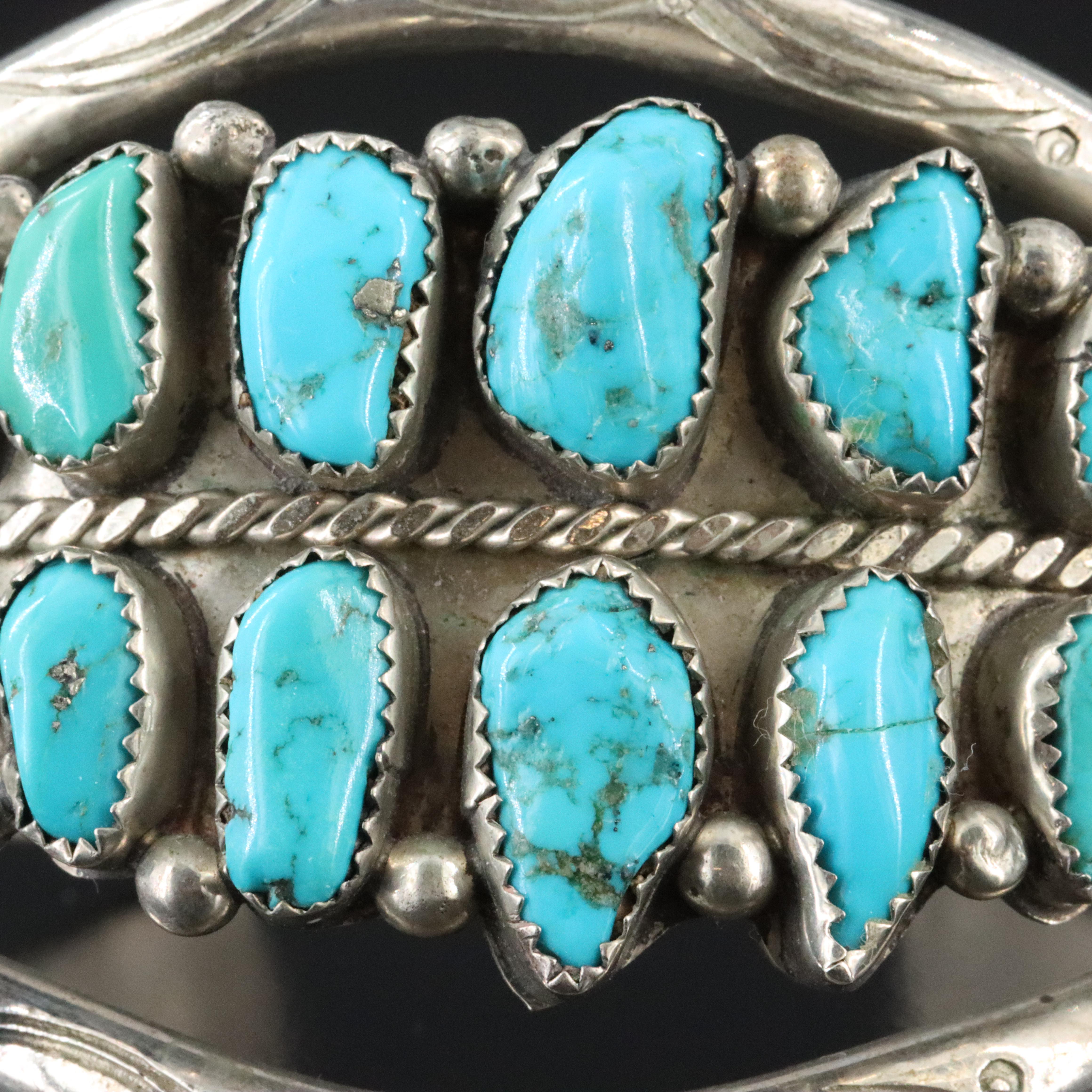 Southwestern Turquoise Cuff Bracelet