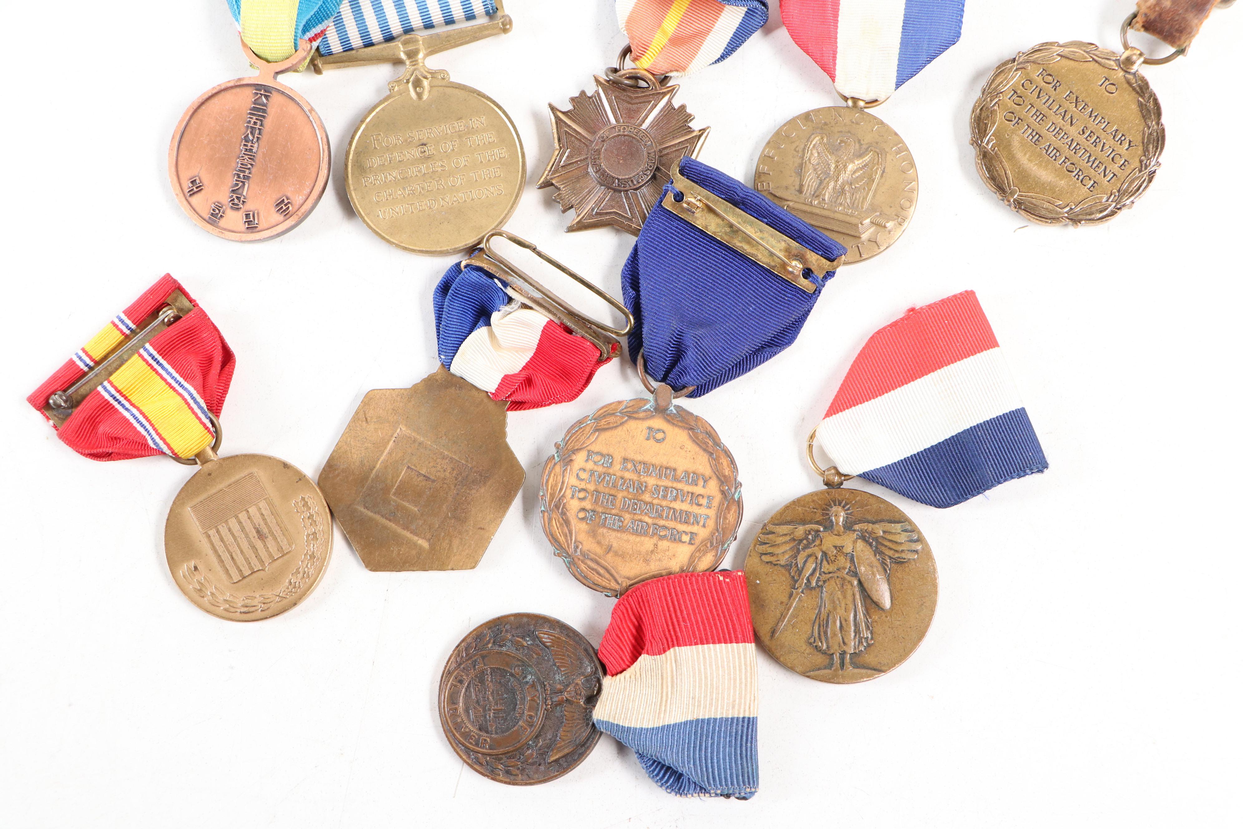 United Nations Korean Defense, Good Conduct and More Military Medals