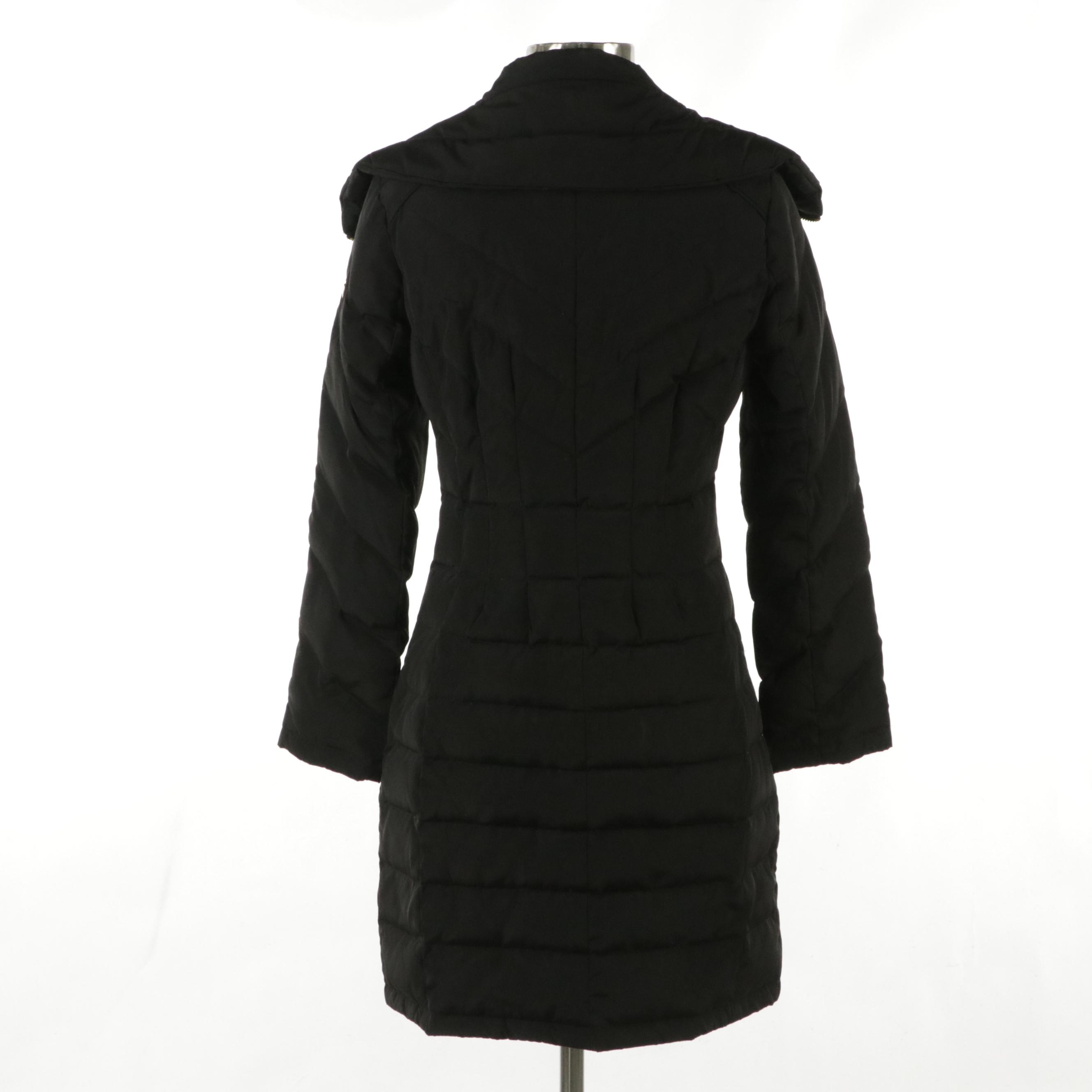 MICHAEL Michael Kors Black Quilted Puffer Coat