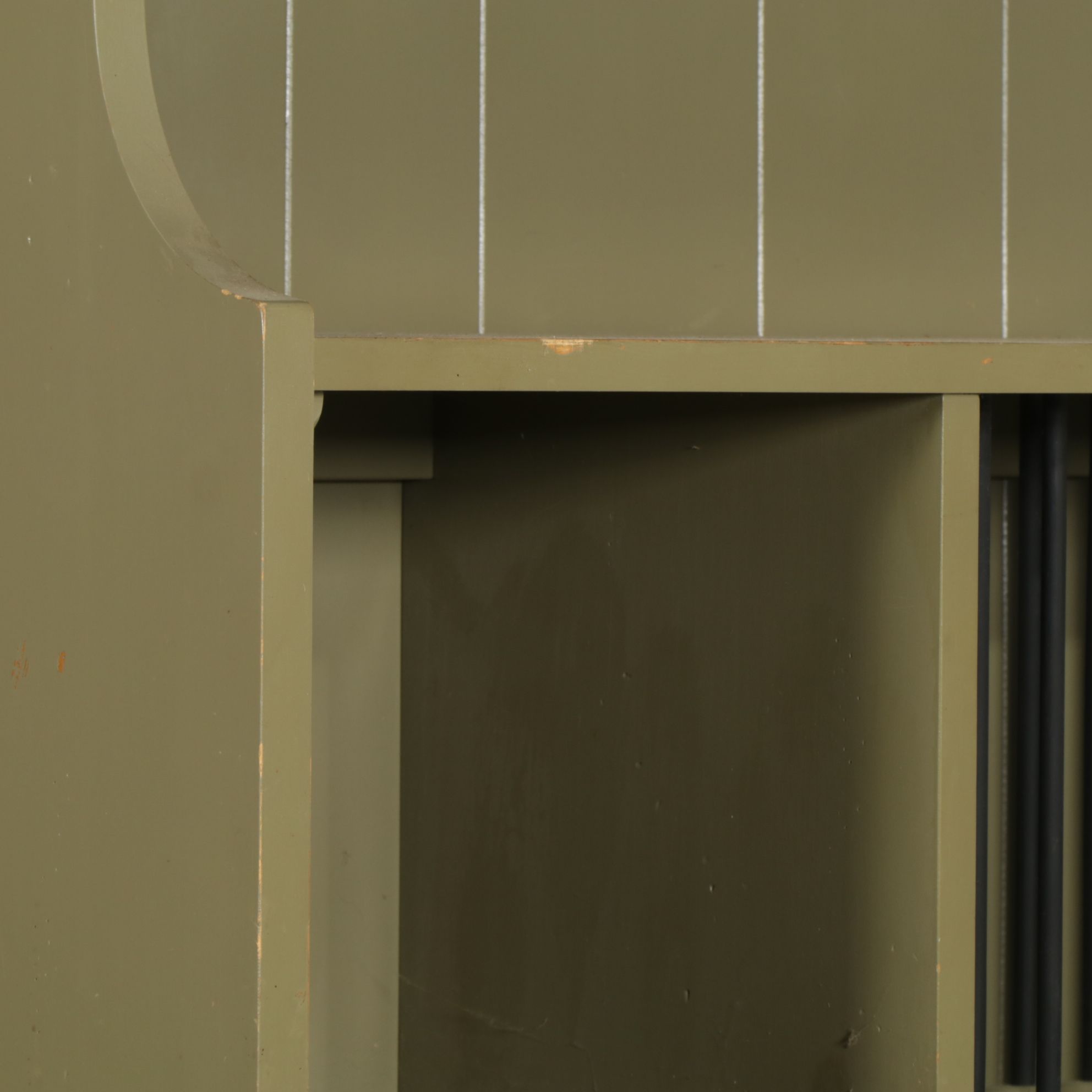 Broyhill Green Painted Sideboard and Hutch