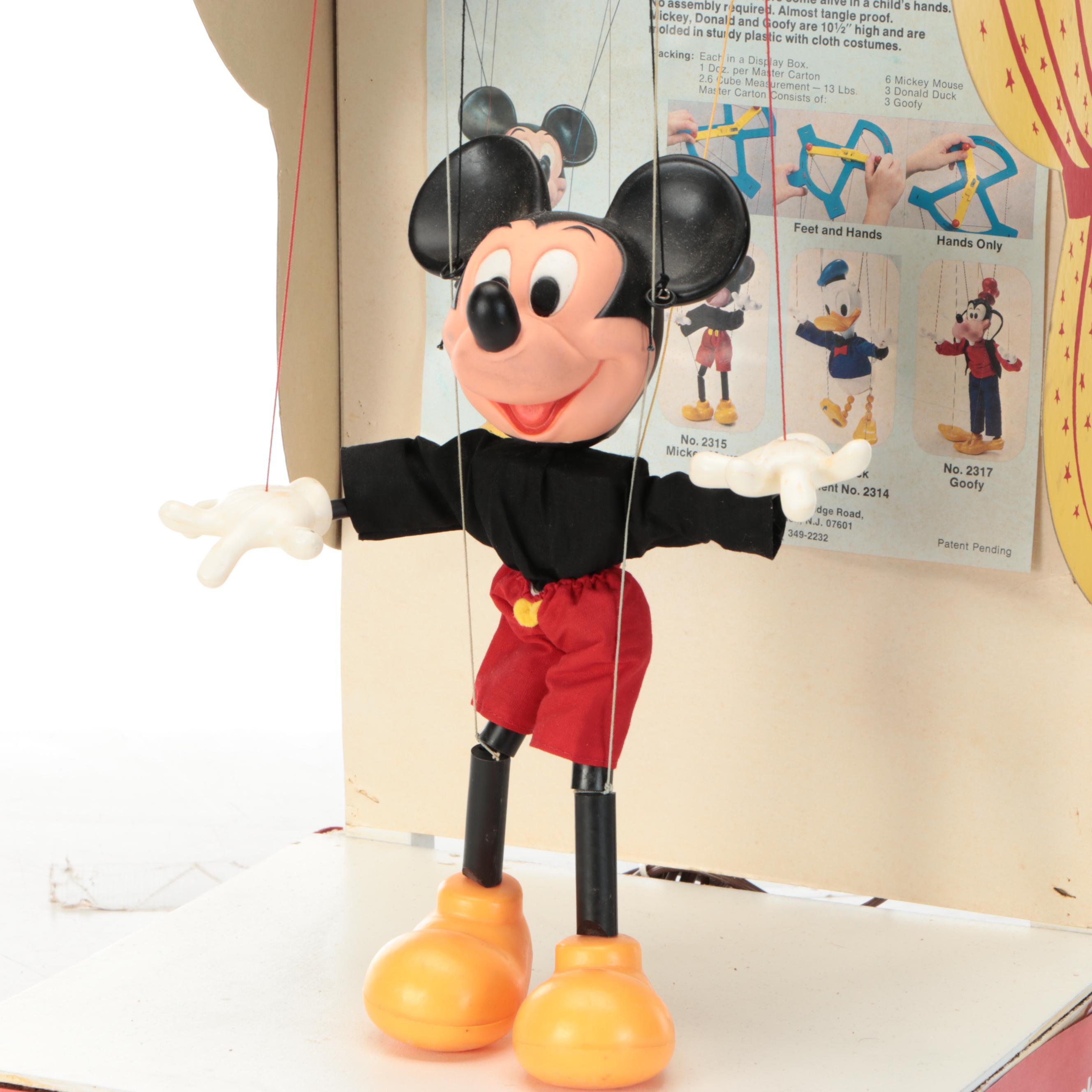 Madison Mickey Mouse Walt Disney Character String Puppet