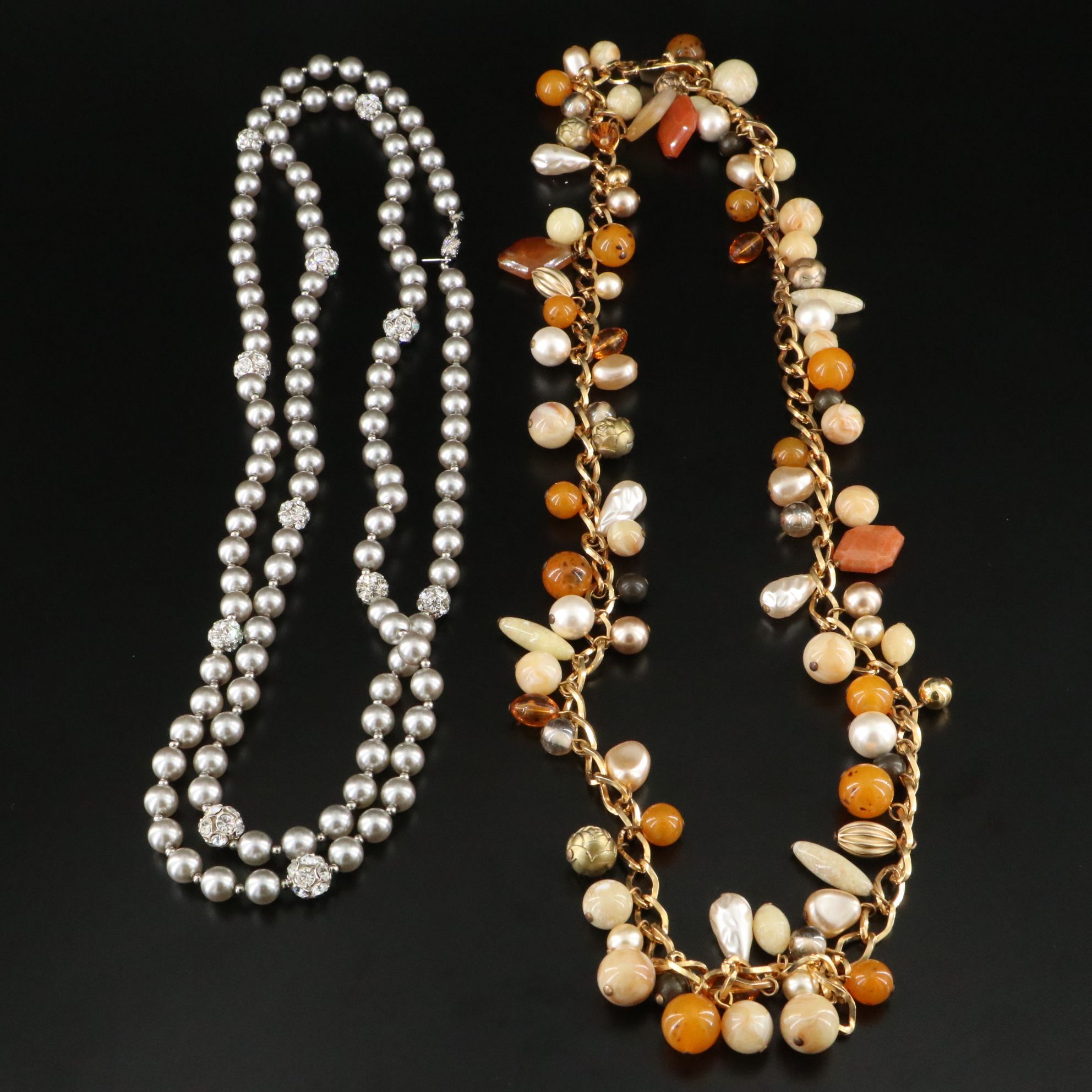 Kenneth Jay Lane and Carnelian Featured in Necklace Pairing