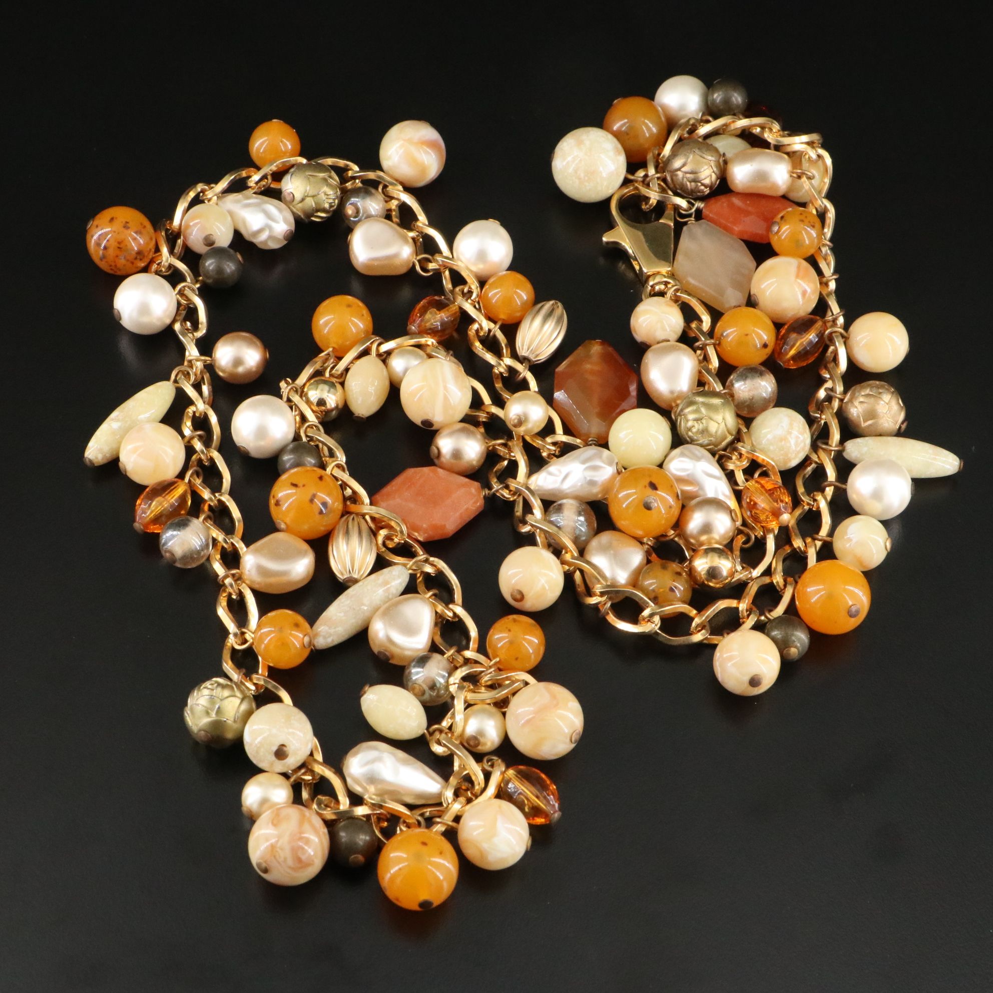 Kenneth Jay Lane and Carnelian Featured in Necklace Pairing