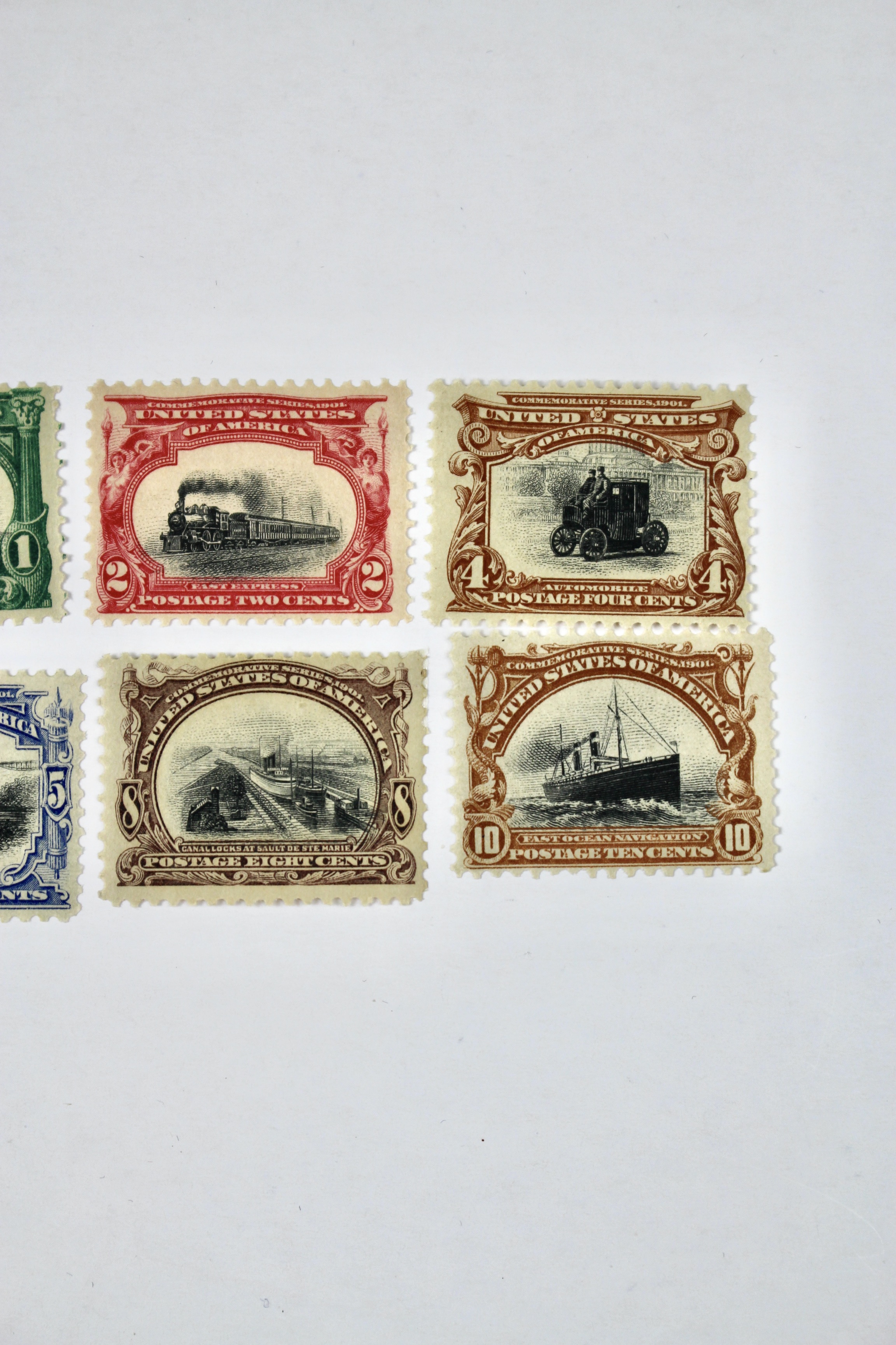 1901 Pan American Exposition Stamp Set Scott#s 294-299