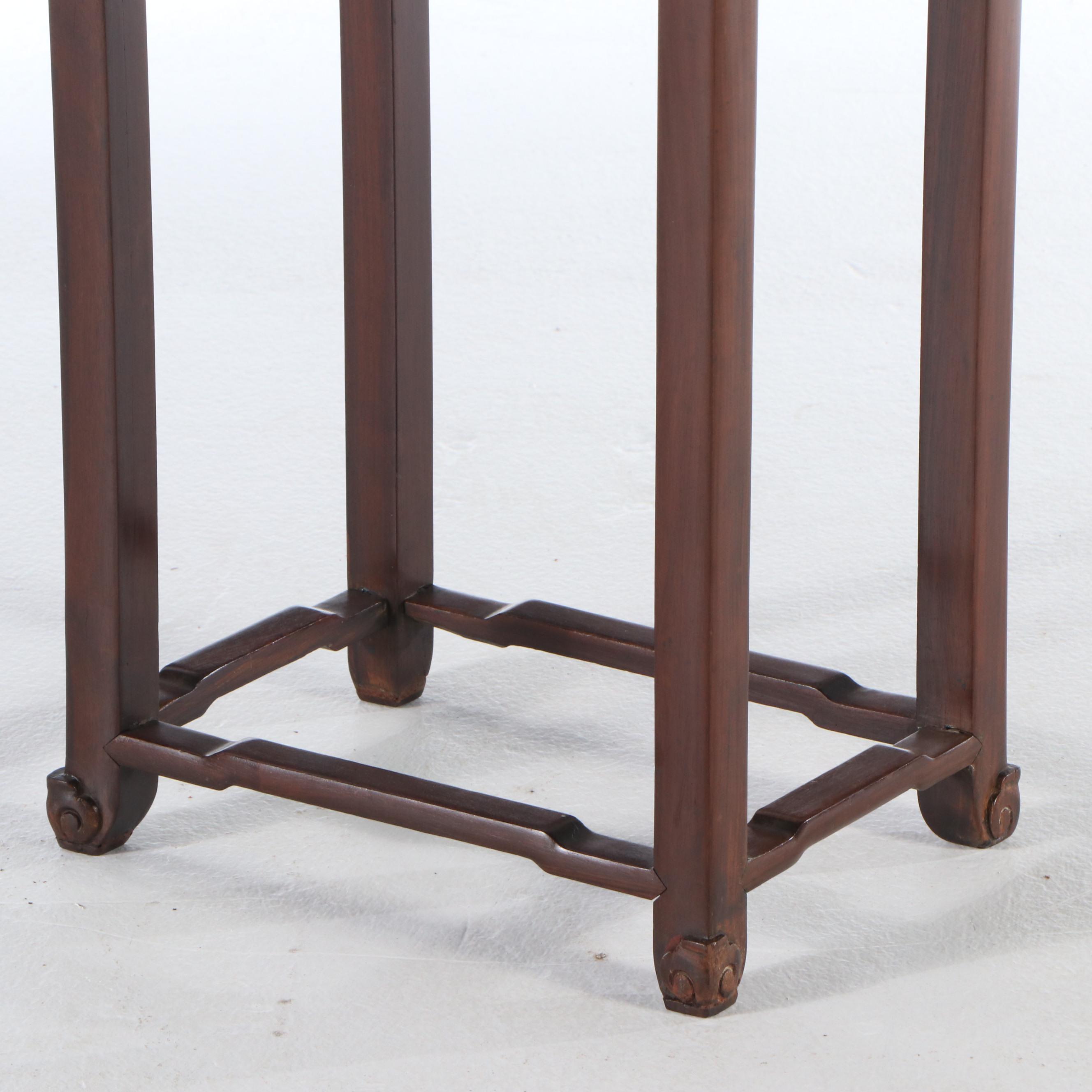 Chinese Carved Rosewood Stand
