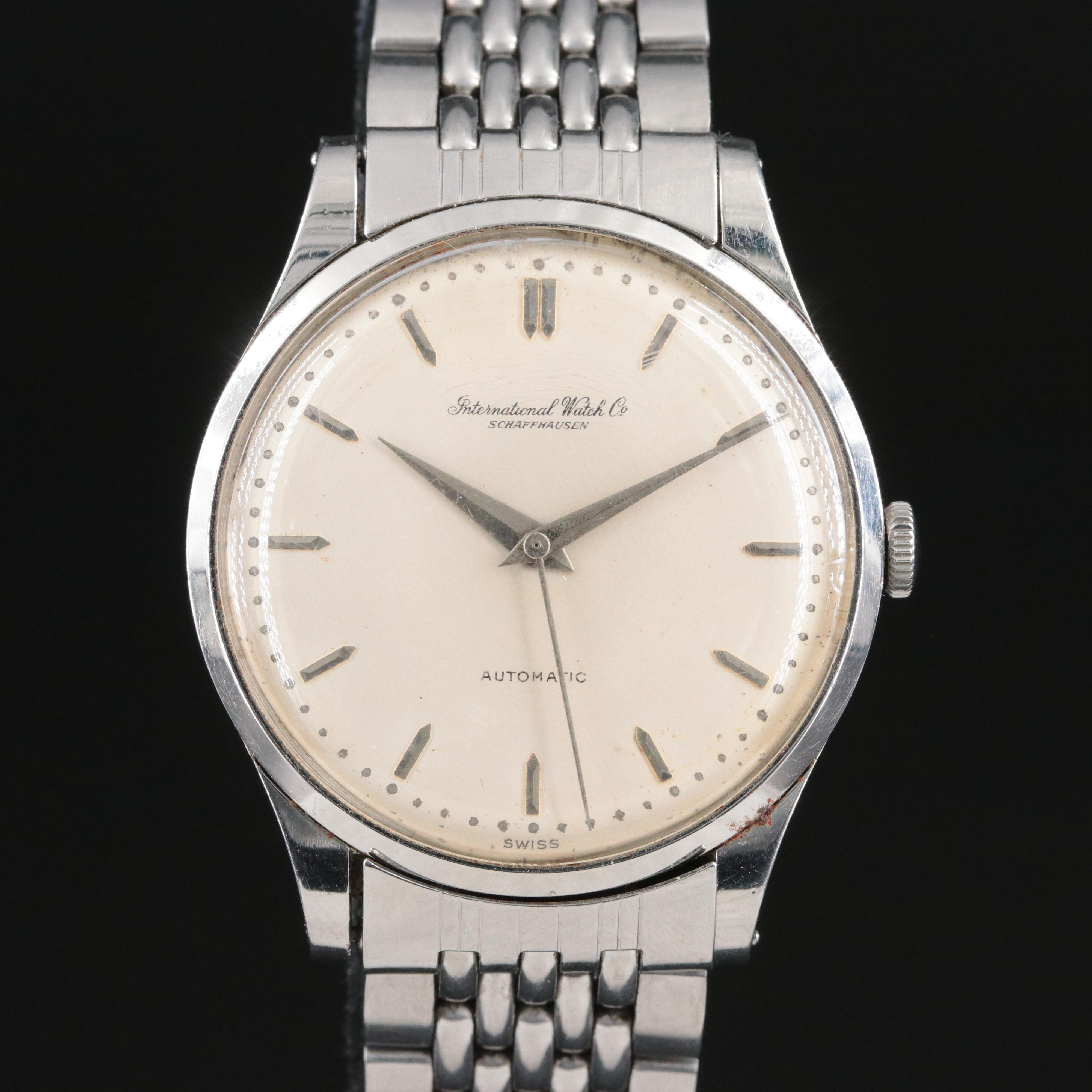 International Watch Co. Vintage Stainless Steel Automatic Watch