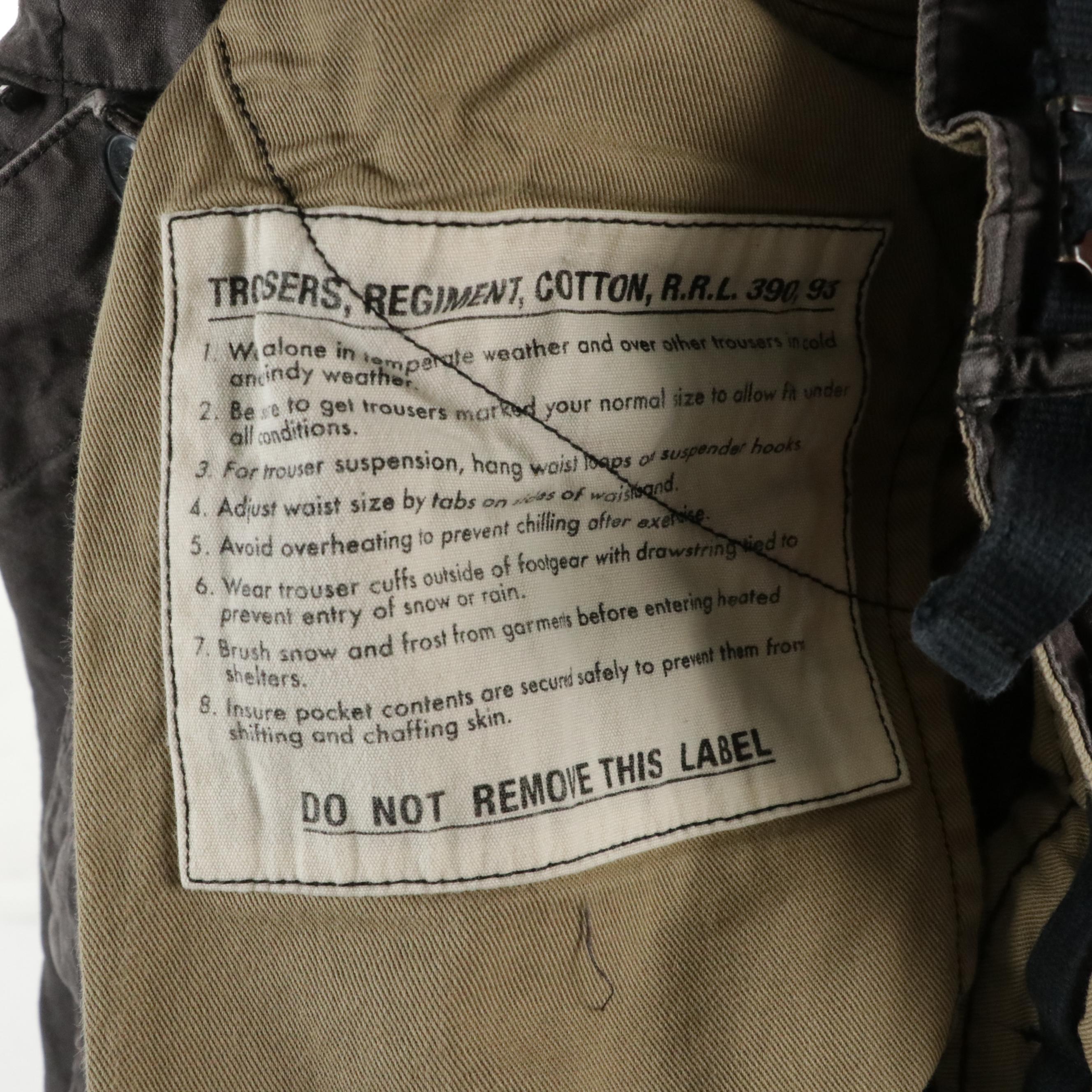 Men's Ralph Lauren Nylon and Cotton Multi Pocket Cargo Pants and Trousers