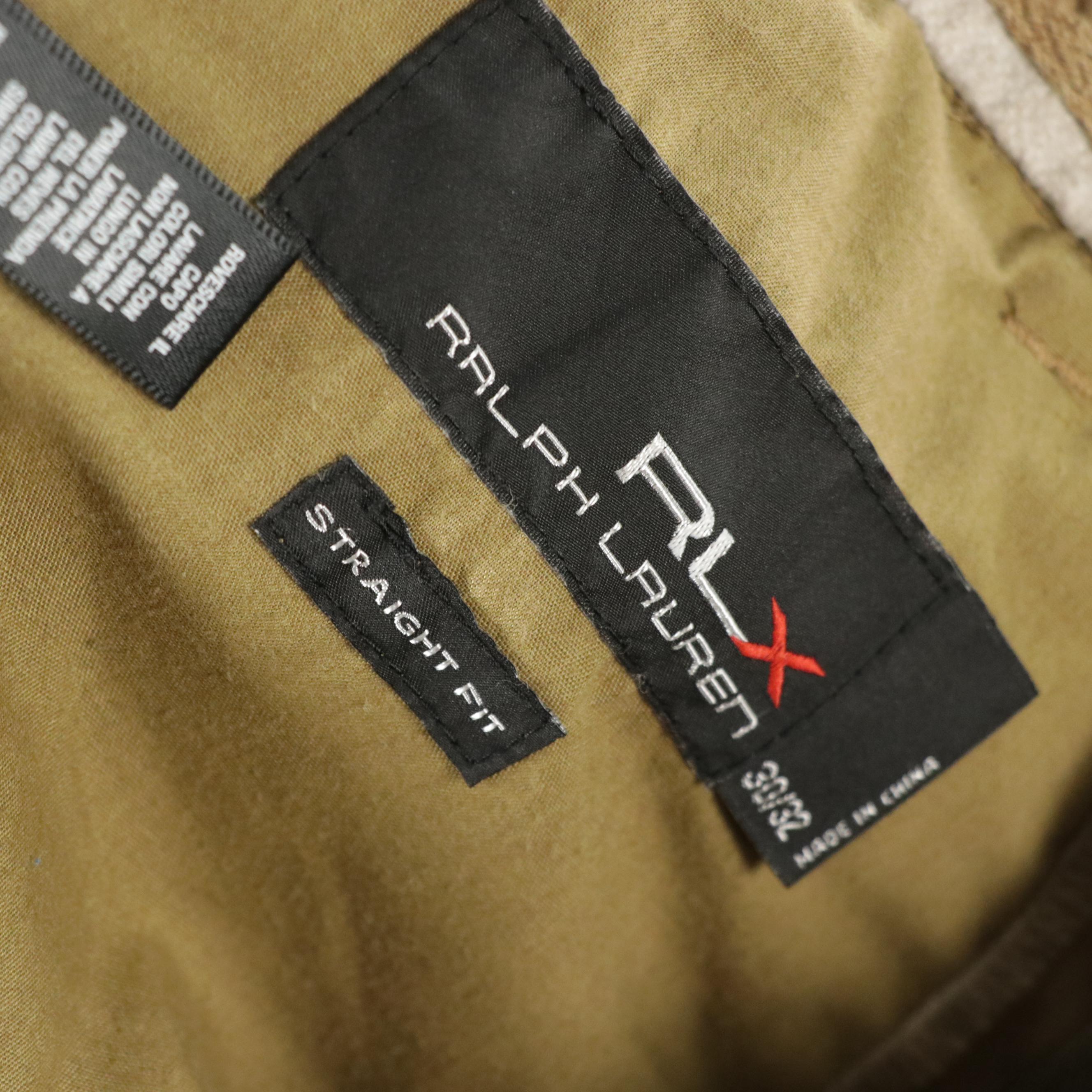 Men's Ralph Lauren Nylon and Cotton Multi Pocket Cargo Pants and Trousers