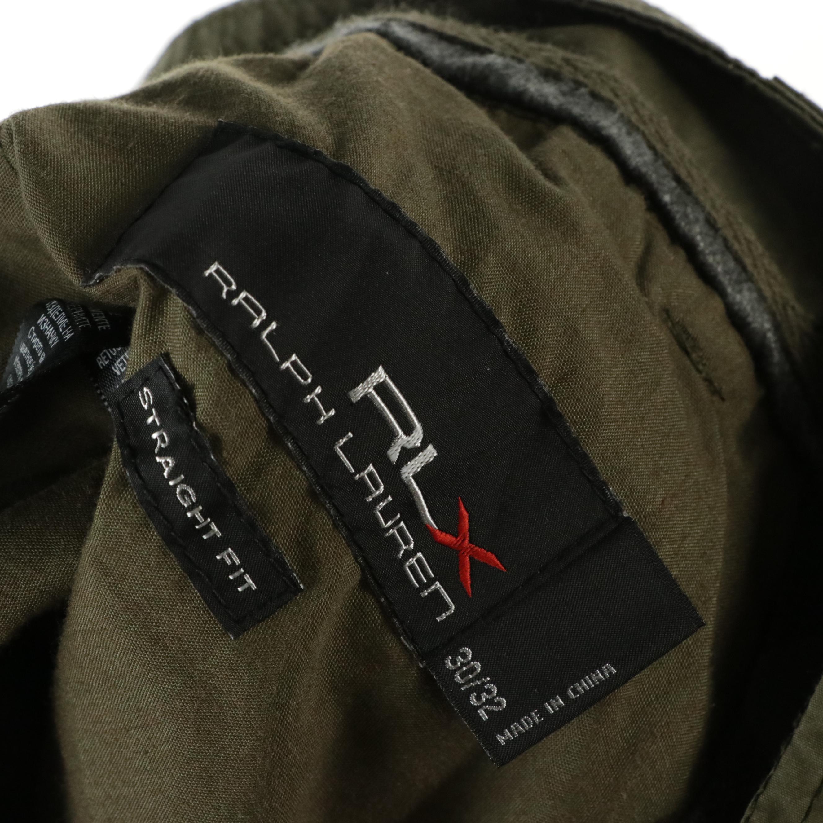 Men's Ralph Lauren Nylon and Cotton Multi Pocket Cargo Pants and Trousers