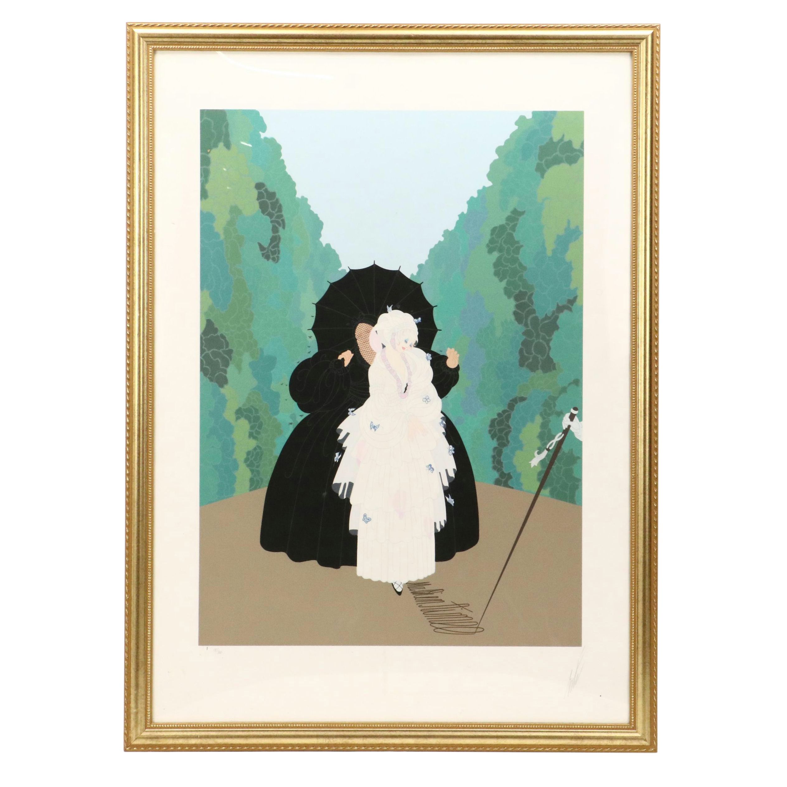 Erté Serigraph "Ma Bien Aimee"