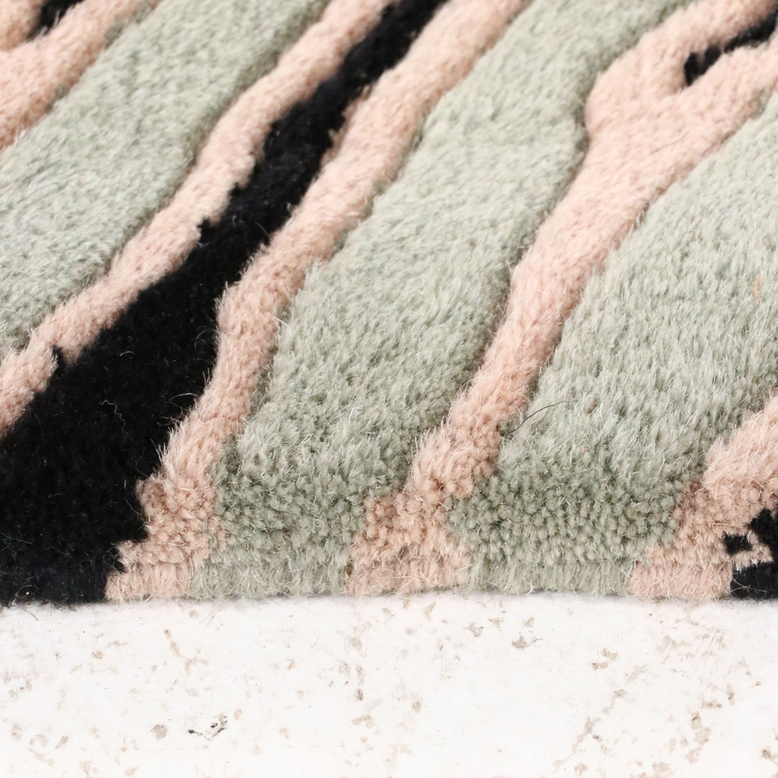 7'9 x 10'7 Hand-Knotted Chinese Contemporary Floral Area Rug