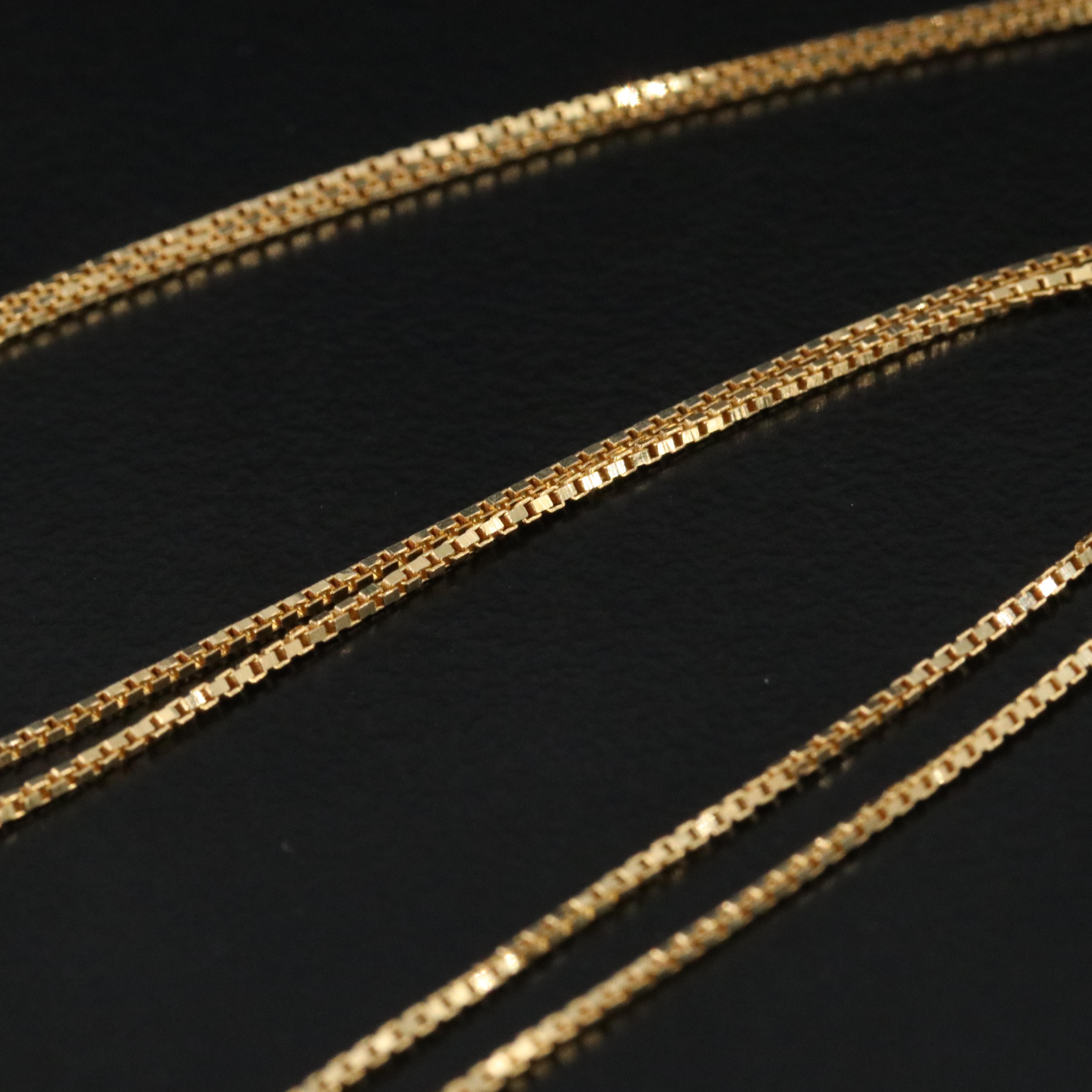 14K Ruby and Diamond Pendant Necklace