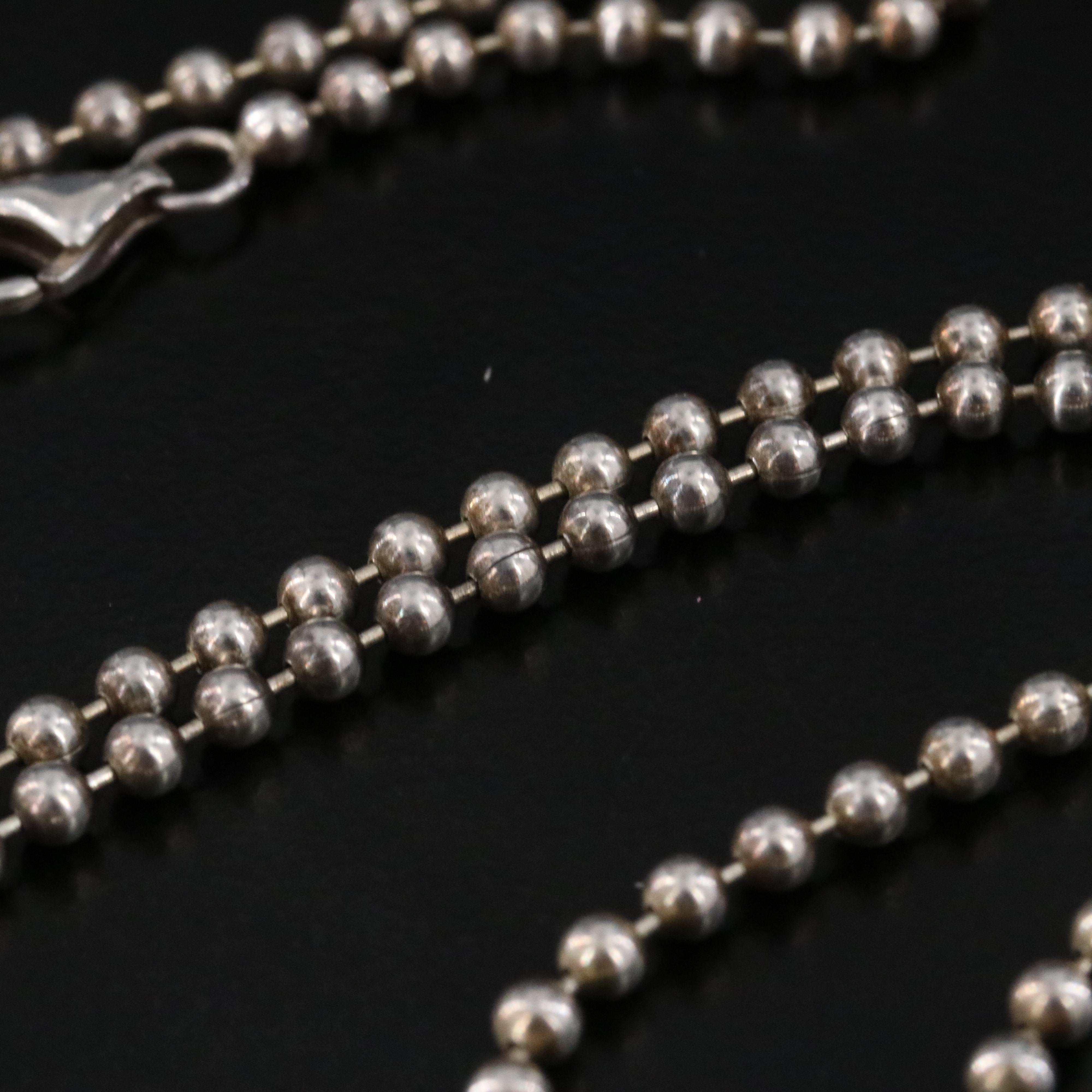 Tiffany & Co. Atlas Sterling Pendant Necklace