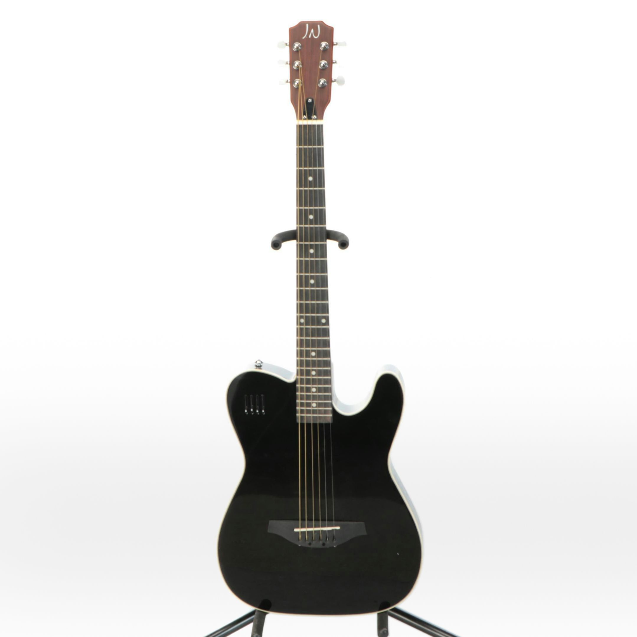 James Neligan Solid Body Electric Acoustic Folk Guitar with Cutaway