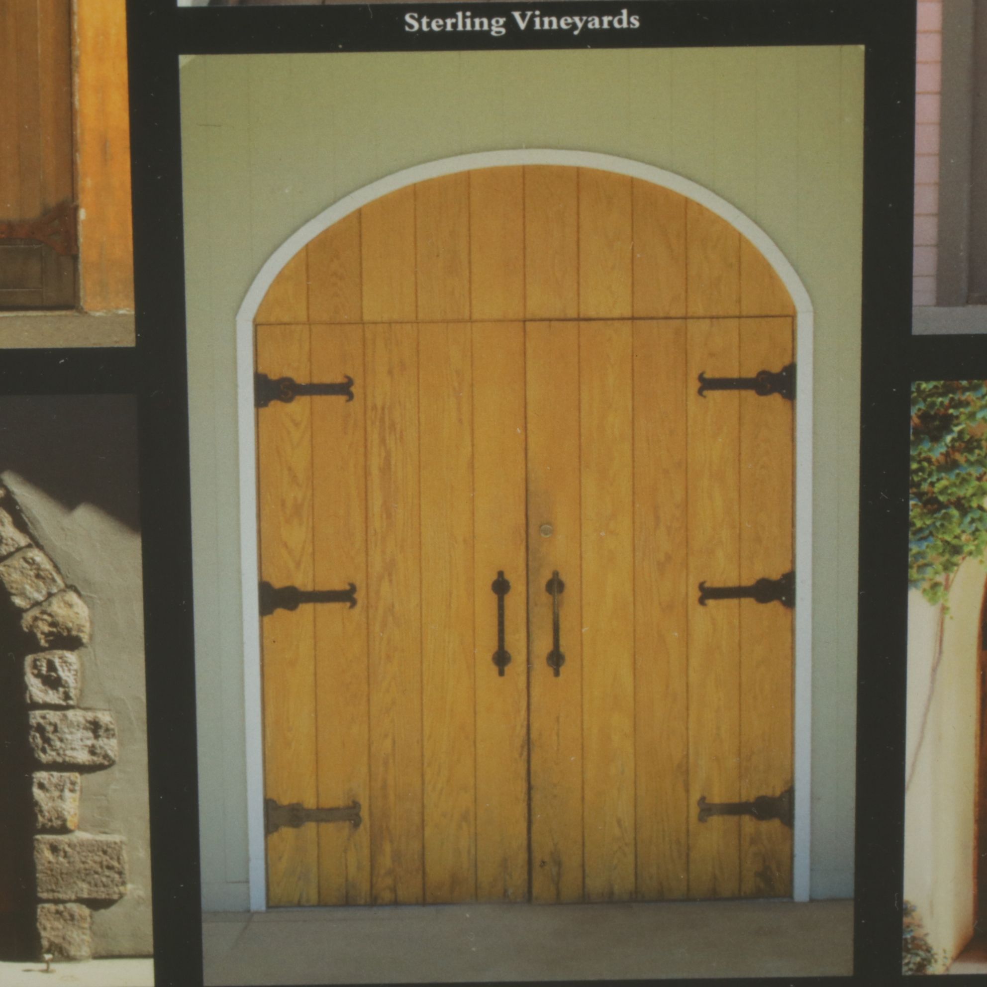 Charles O'Rear "Napa Valley Winery Doors" Poster, 2005