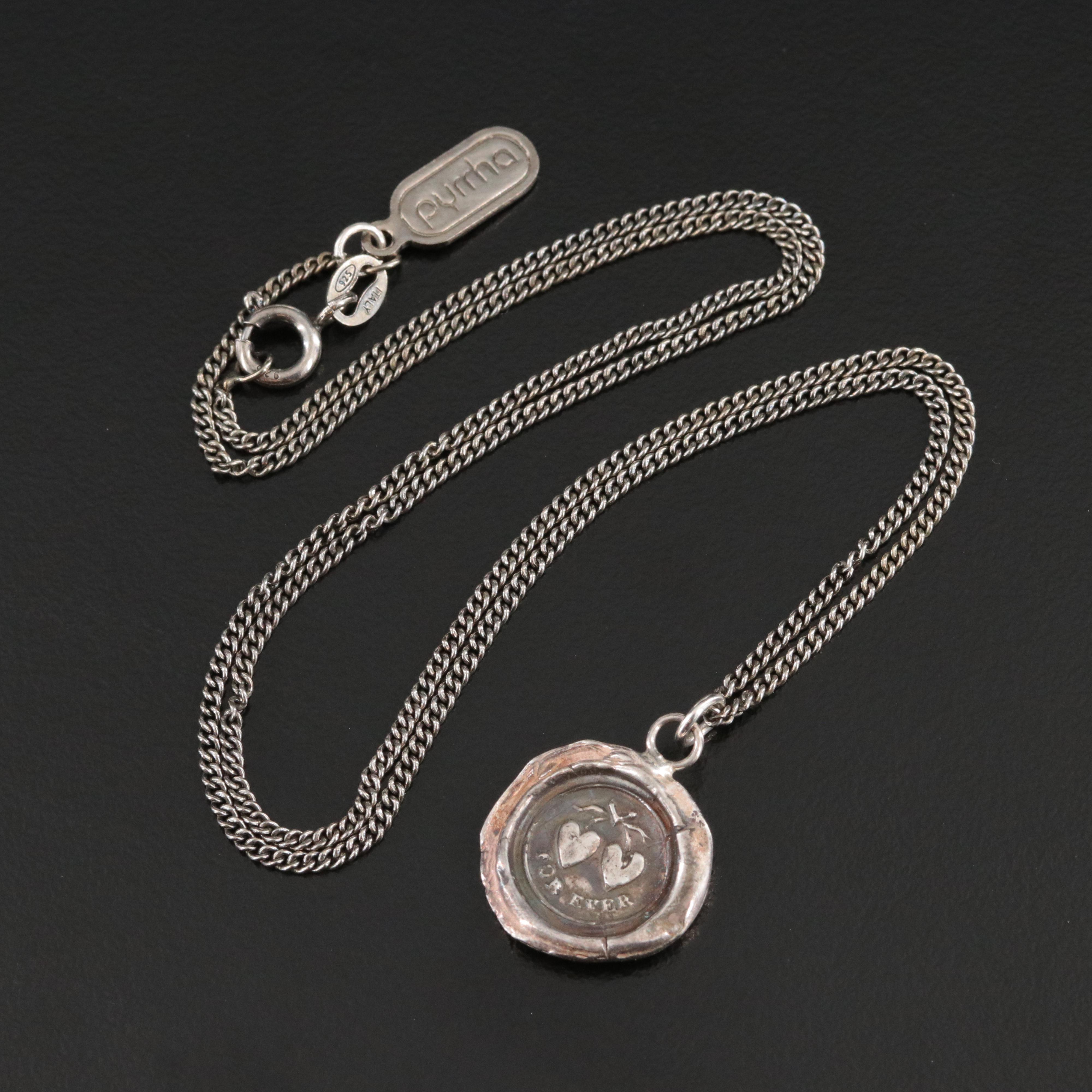 Pyrrha Sterling Pendant Necklace