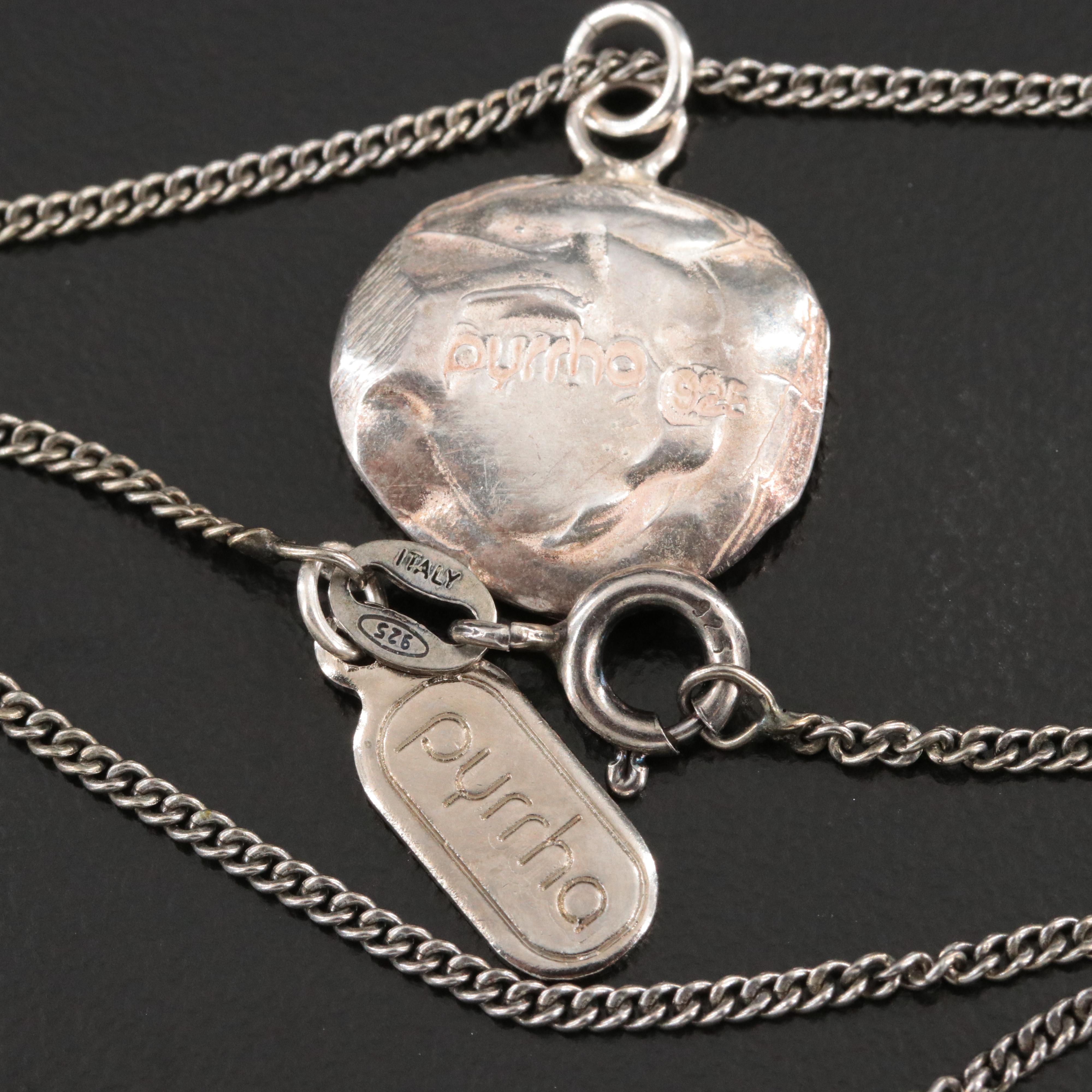 Pyrrha Sterling Pendant Necklace