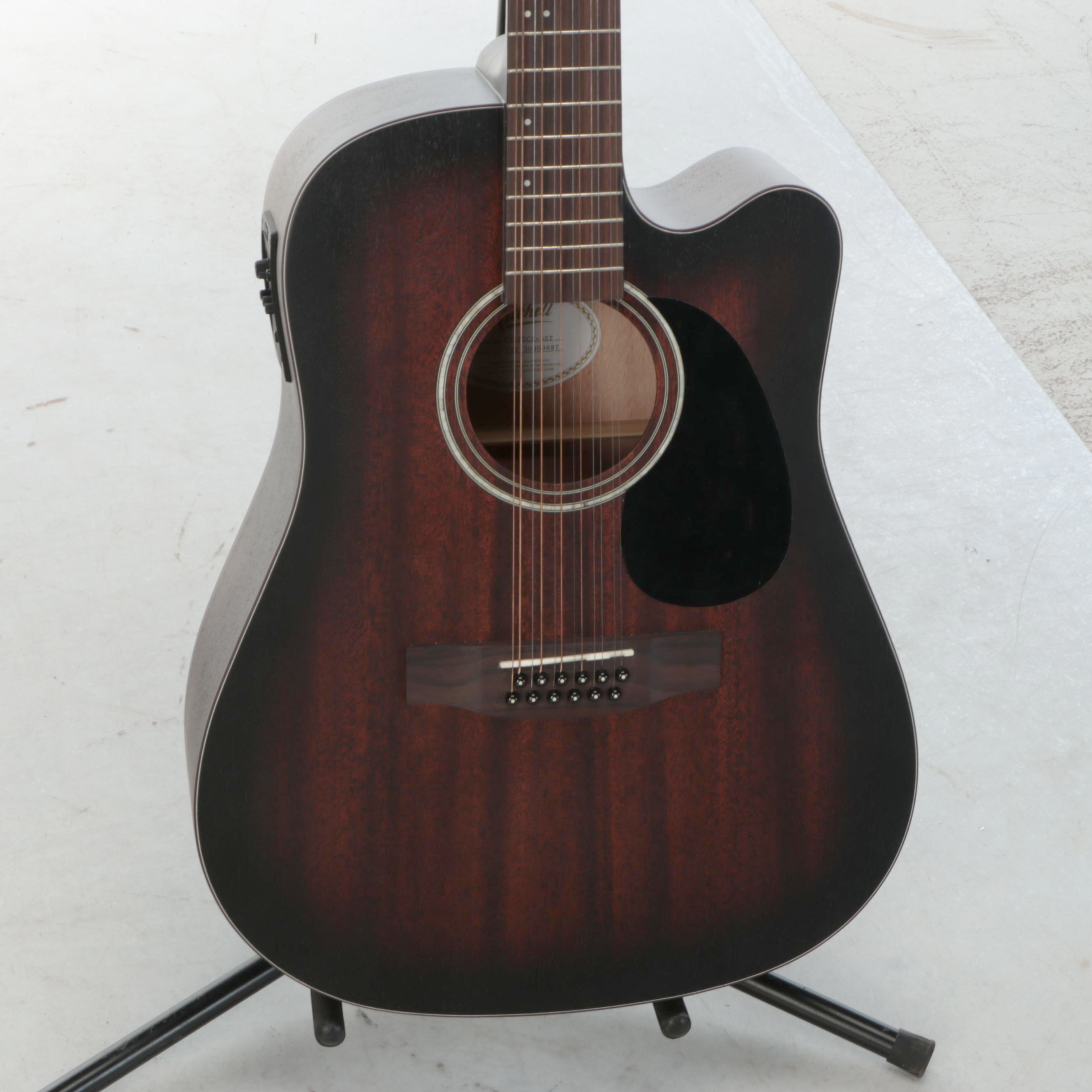 Mitchell Mahogany Top 12-String Dreadnought Electric Acoustic Guitar
