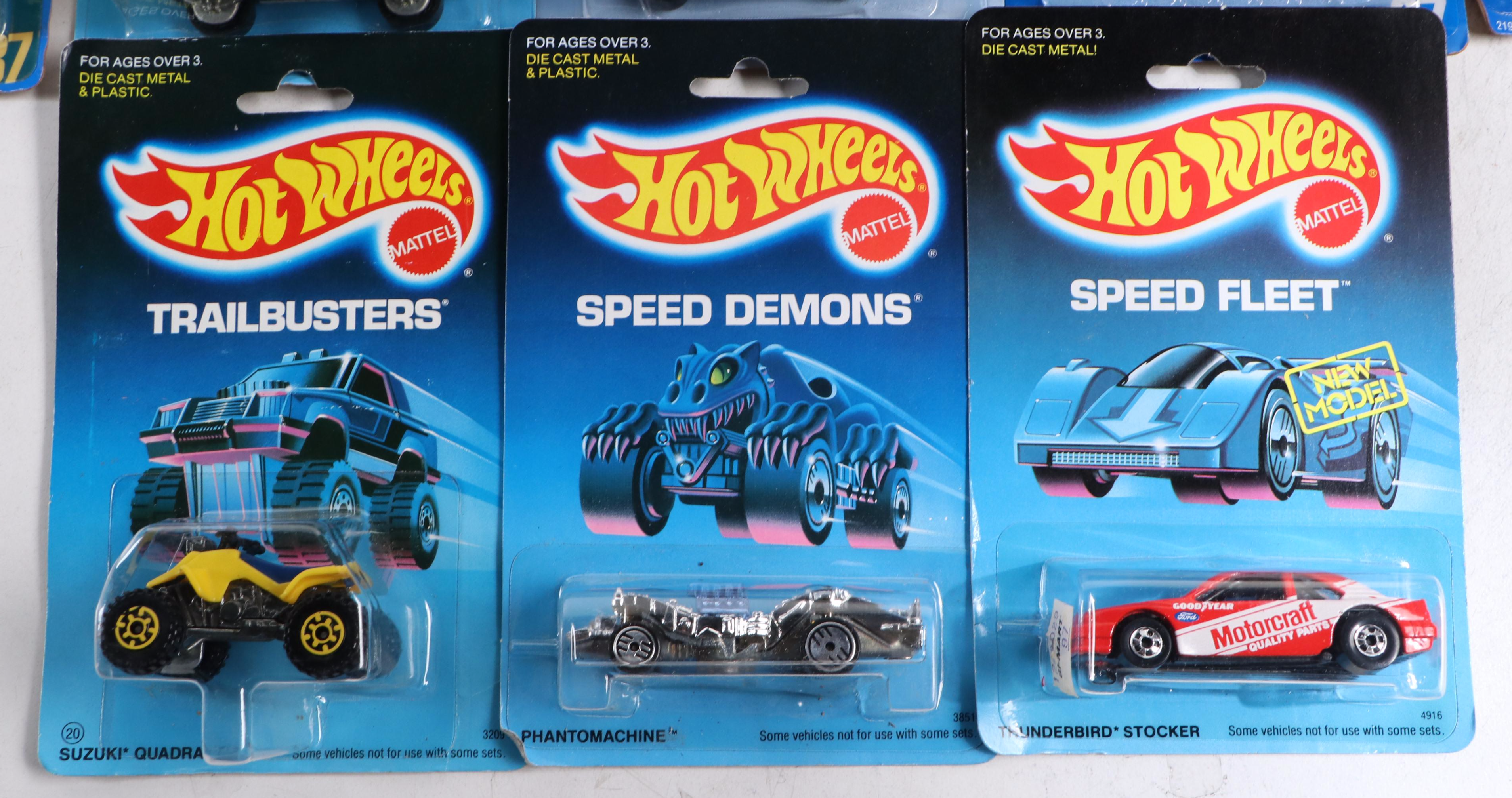 Hot Wheels "Thunderbird Stocker," "Phantomachine" and More Toy Cars, 1980s–1990s