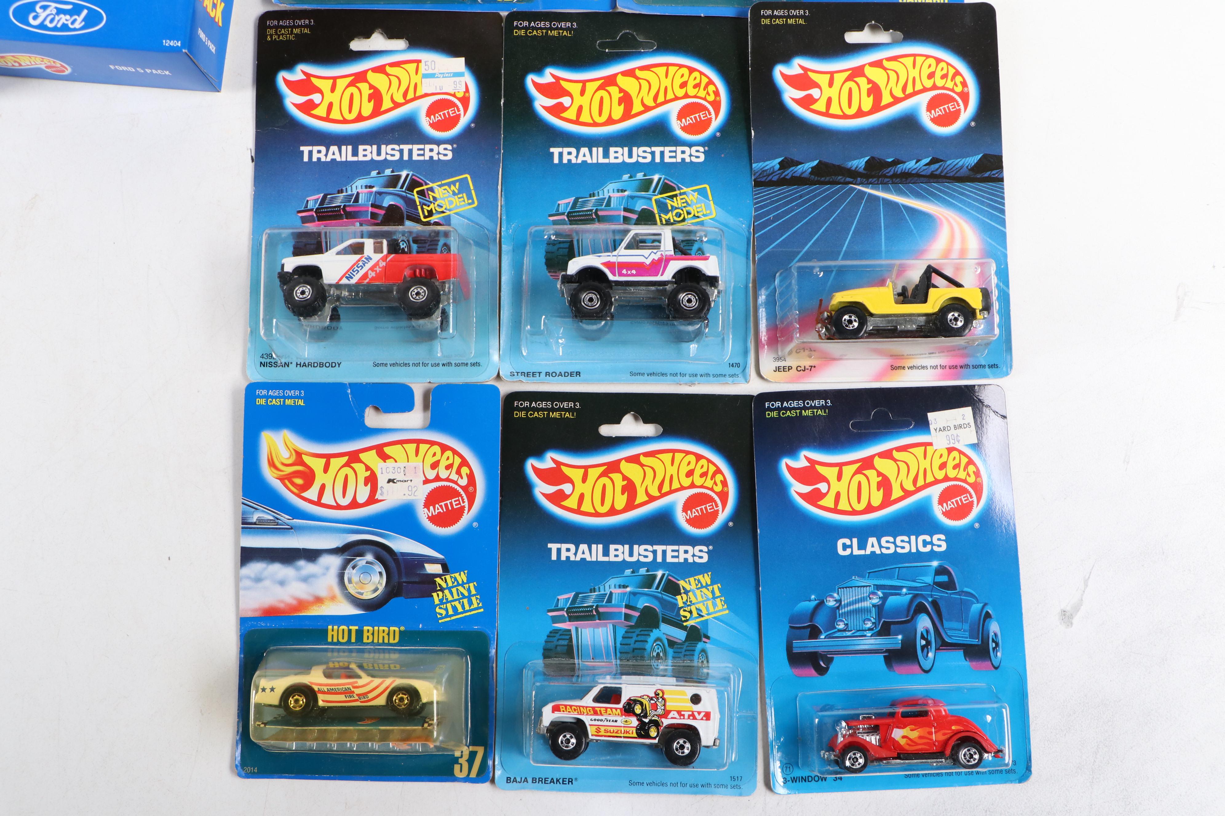 Hot Wheels "Thunderbird Stocker," "Phantomachine" and More Toy Cars, 1980s–1990s