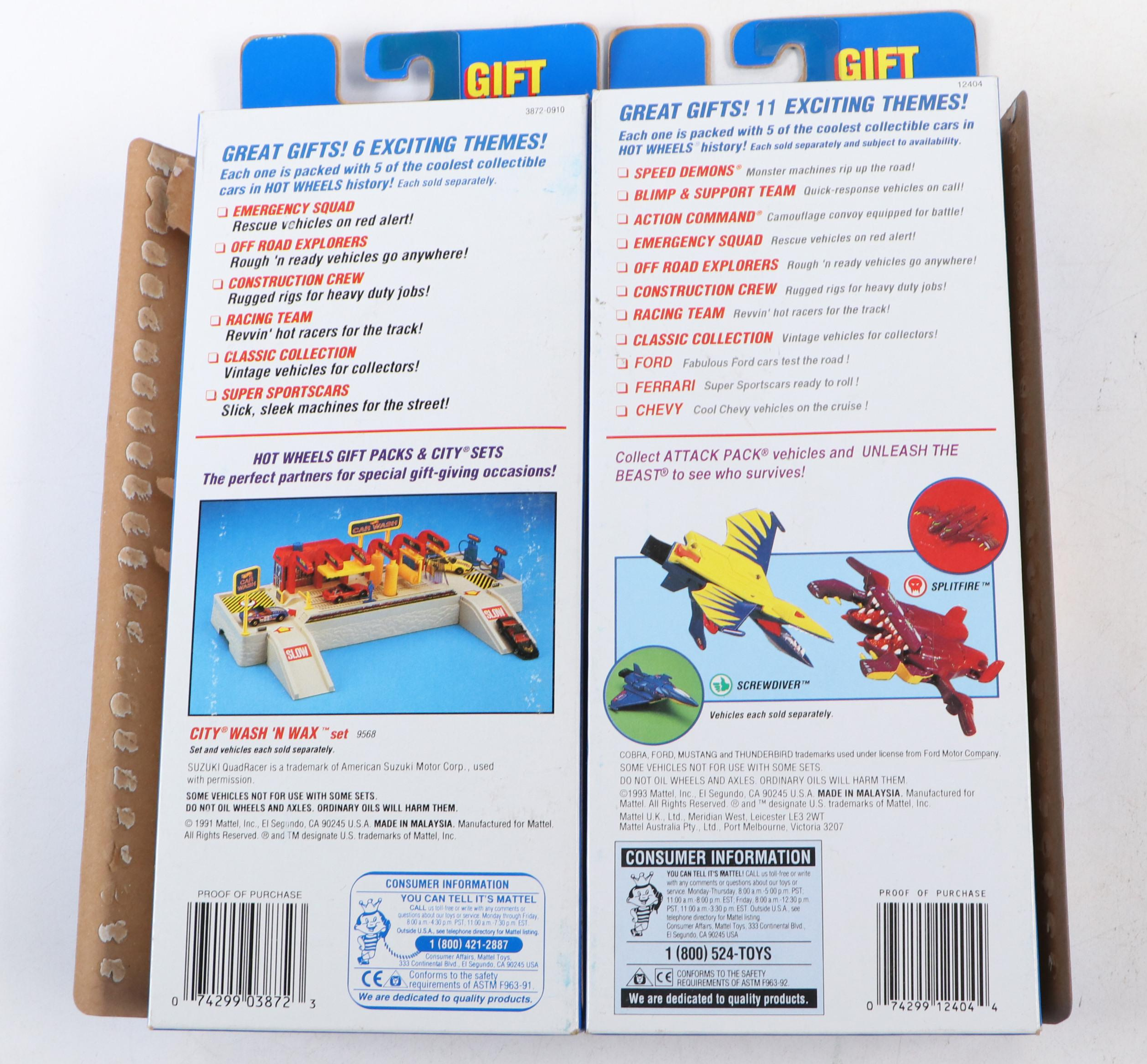 Hot Wheels "Thunderbird Stocker," "Phantomachine" and More Toy Cars, 1980s–1990s