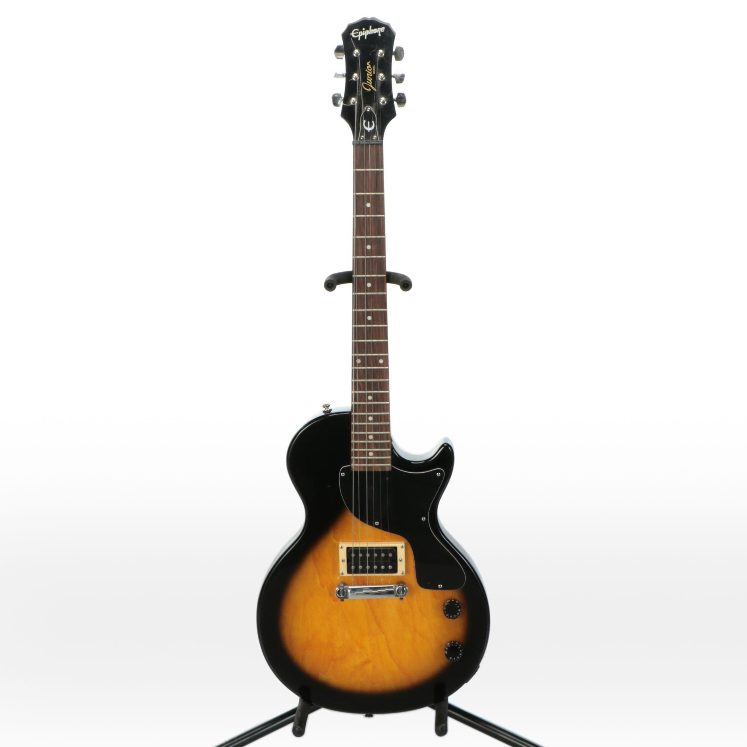 Epiphone Les Paul Junior Model Sunburst Electric Acoustic Guitar