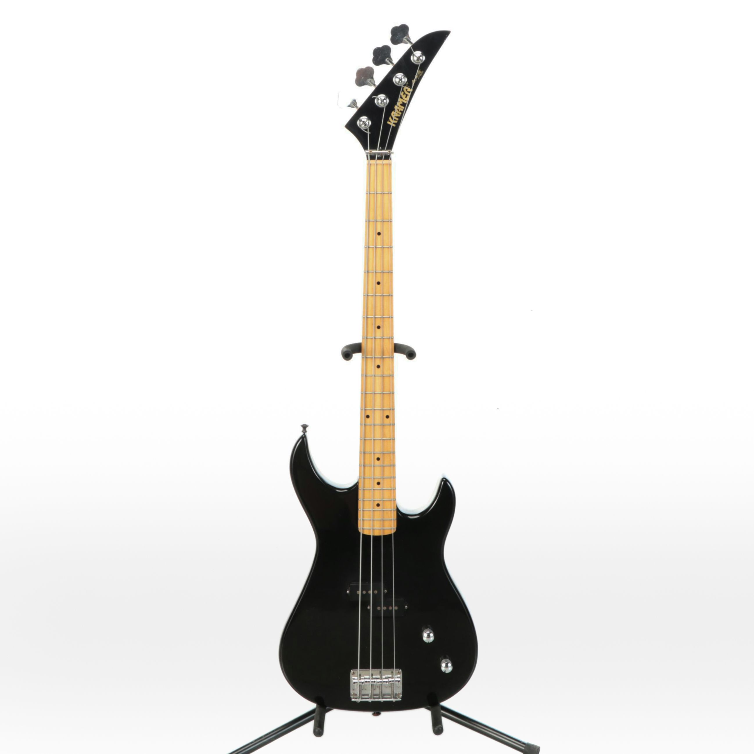 Kramer Aero Star Black Enamel Electric Bass Guitar