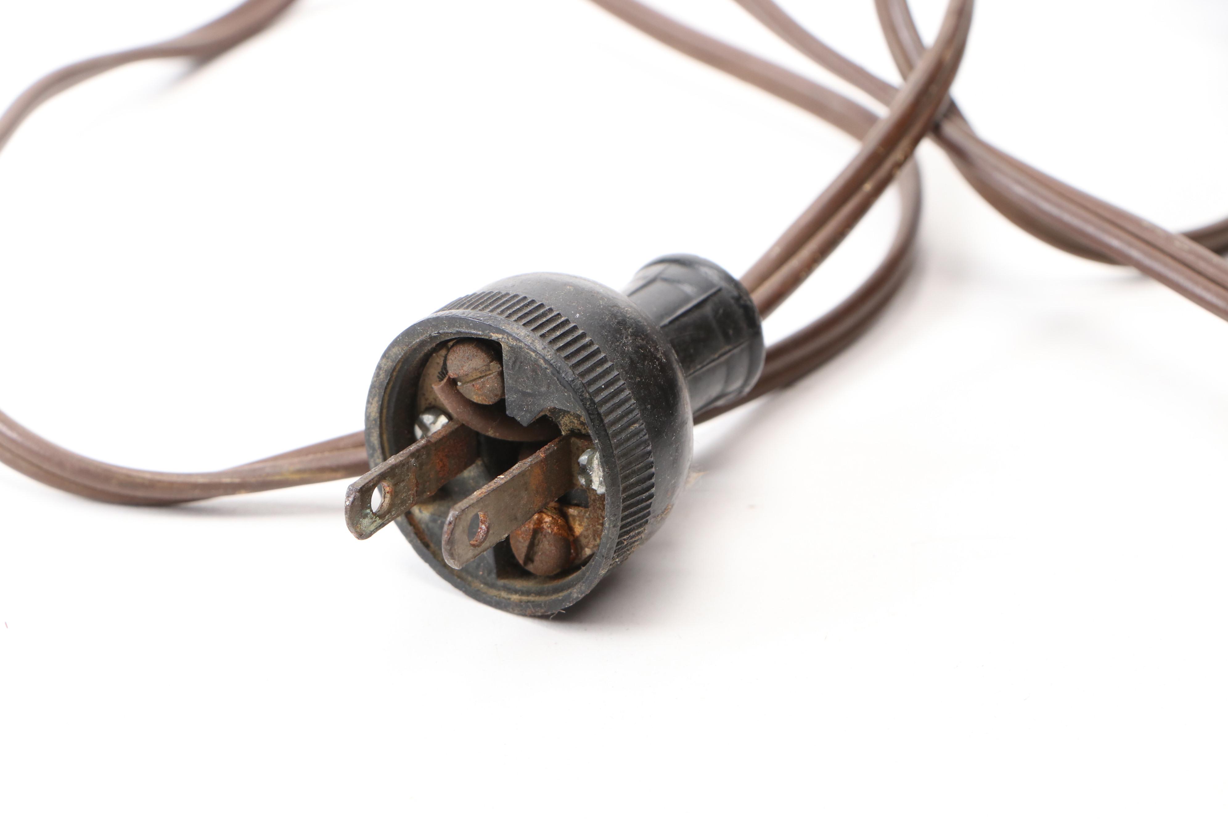 General Electric and Wards Airline Bakelite Tube Radios, Mid-20th Century