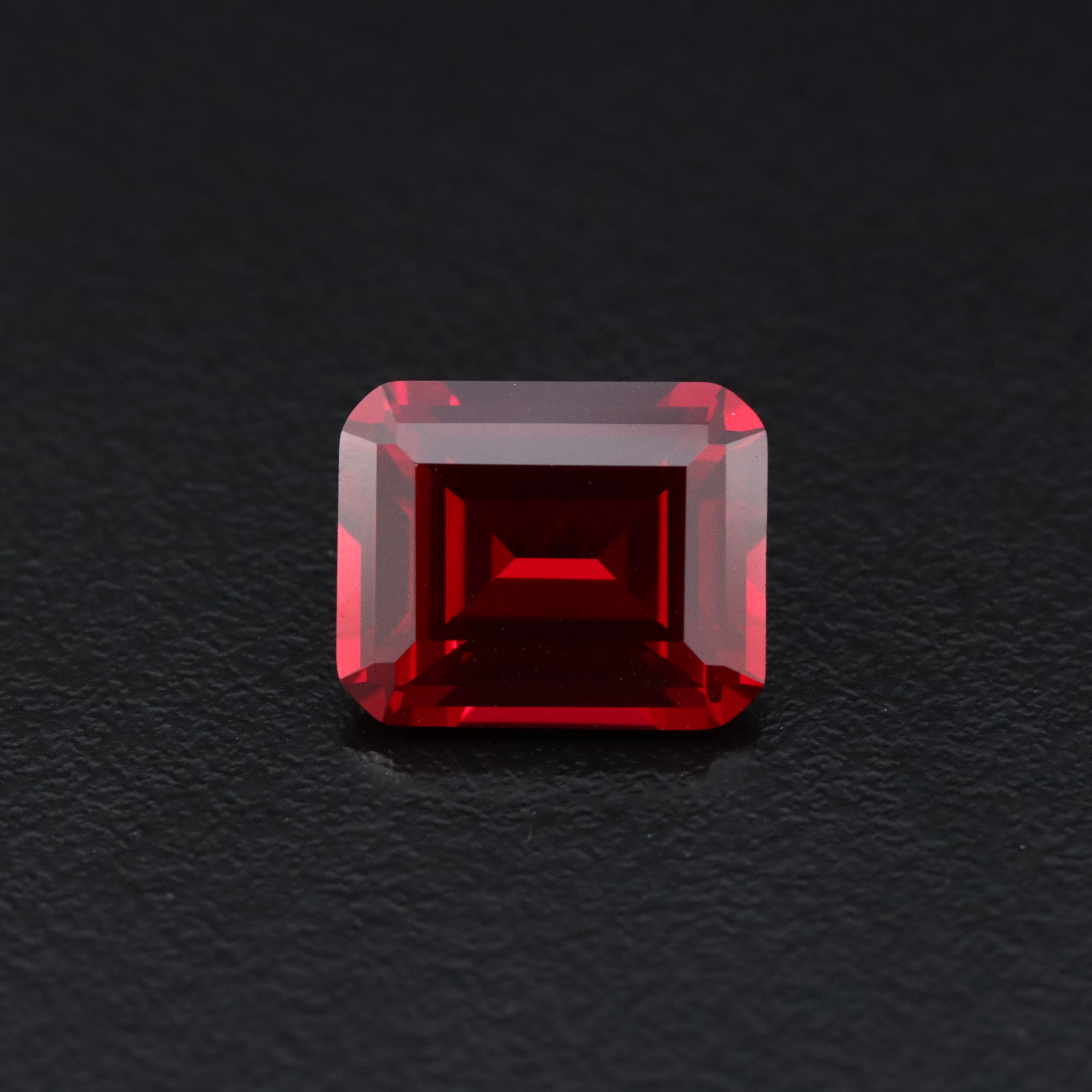 Loose 5.38 CT Lab Grown Ruby
