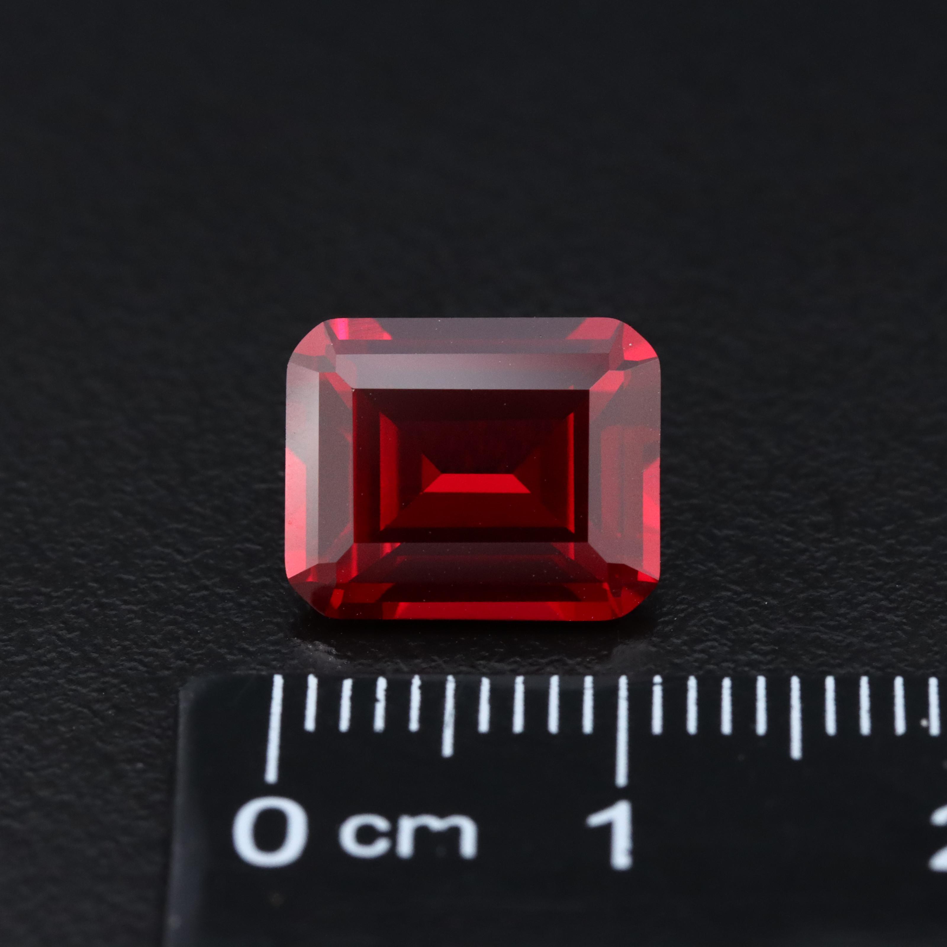 Loose 5.38 CT Lab Grown Ruby