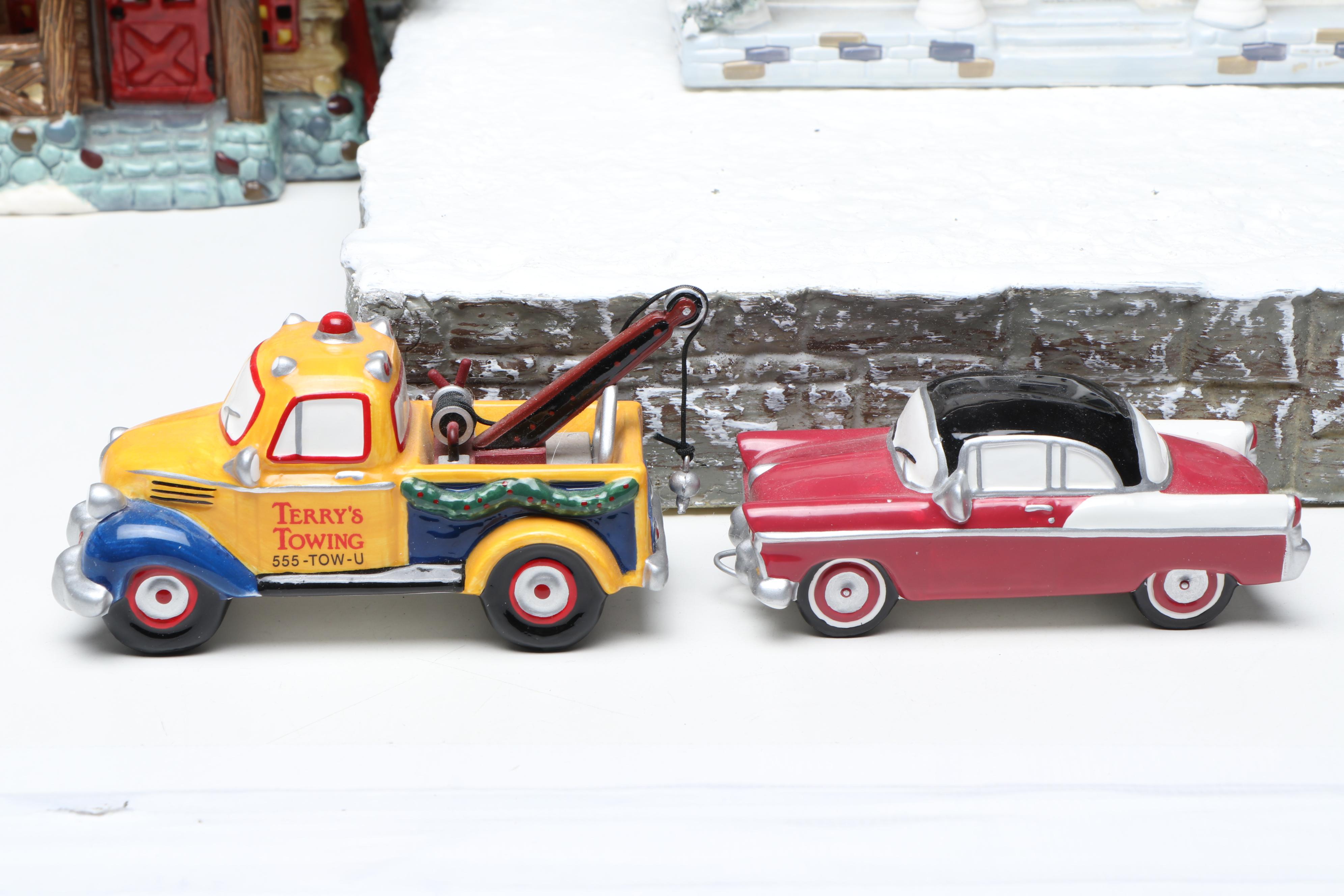 Department 56 Hand- Painted Ceramic Christmas Village Figures