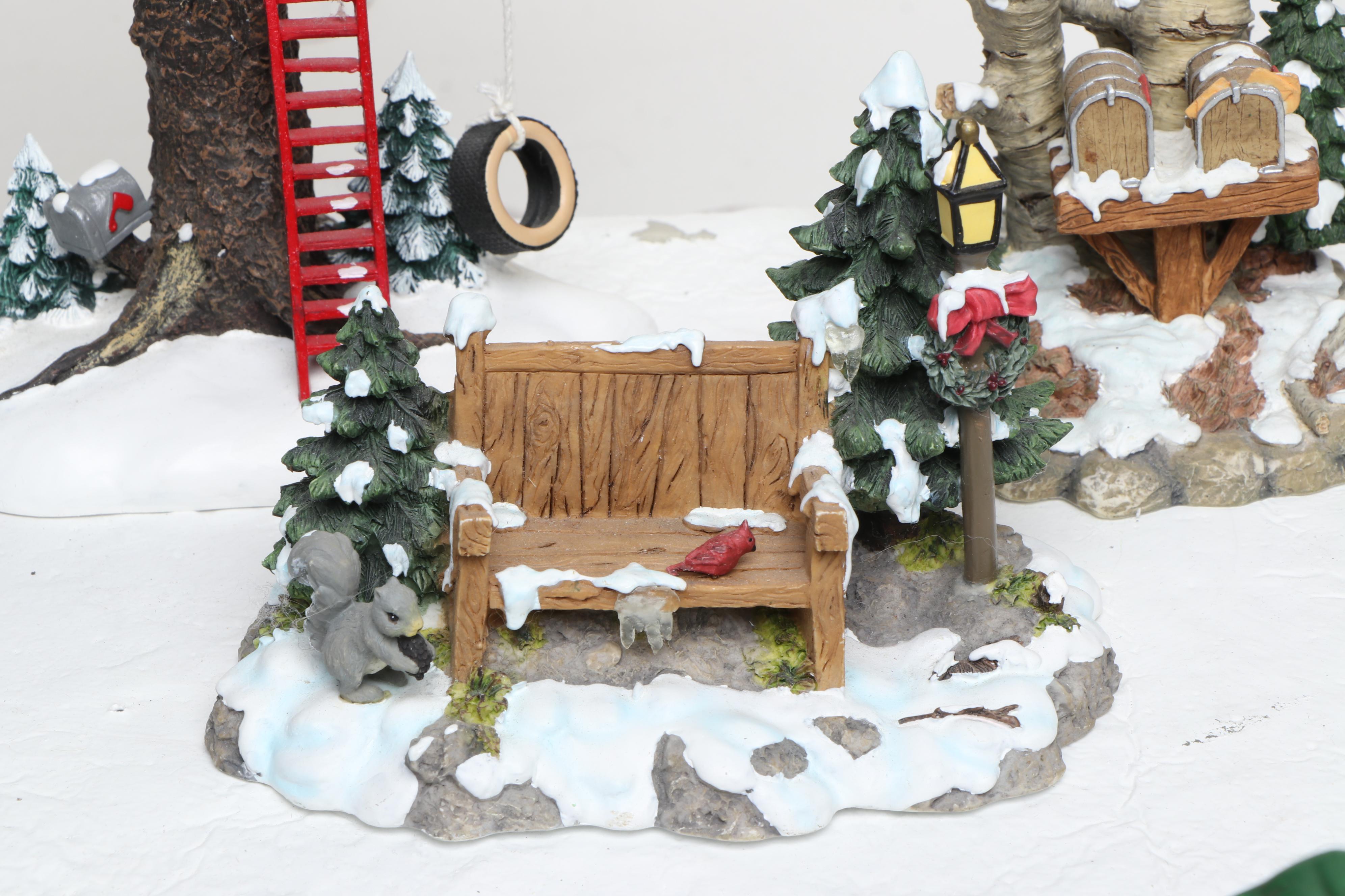 Department 56 Hand- Painted Ceramic Christmas Village Figures