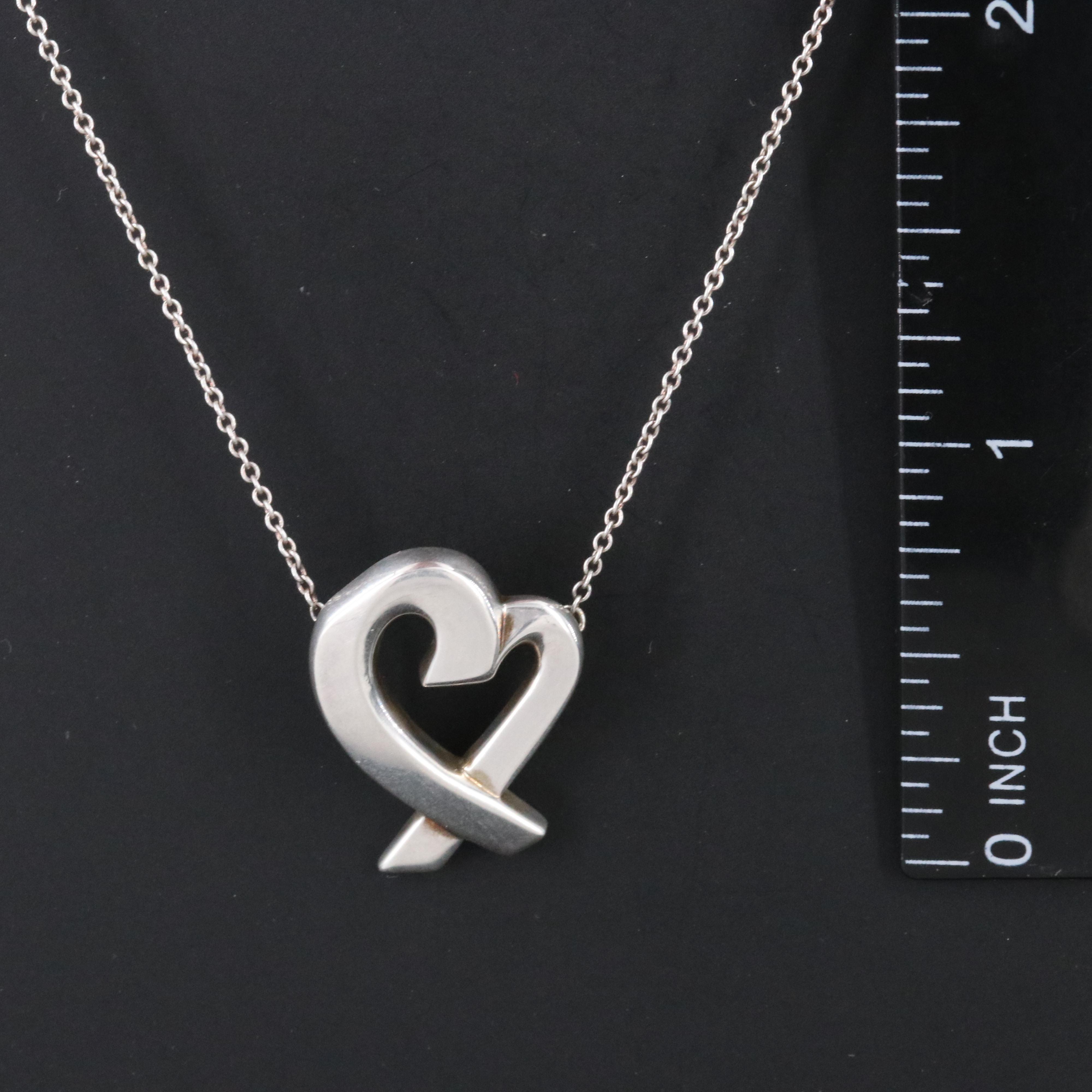 Paloma Picasso for Tiffany & Co. Loving Heart Sterling Necklace