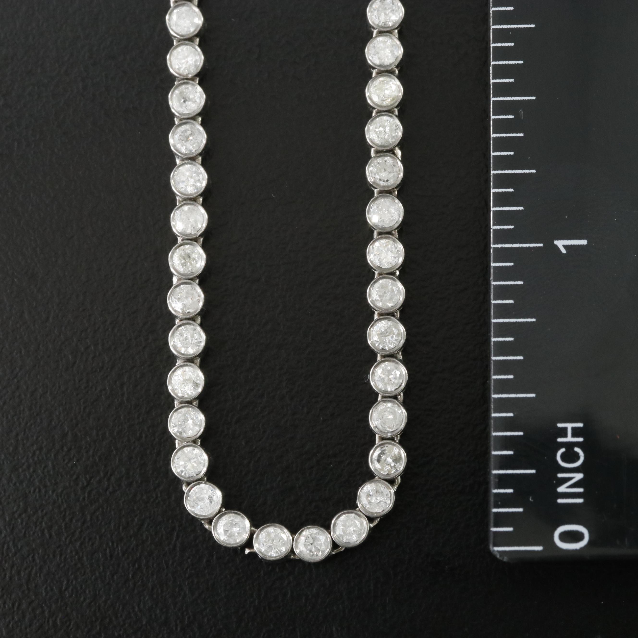 Sheryl Lowe Sterling Diamond Necklace