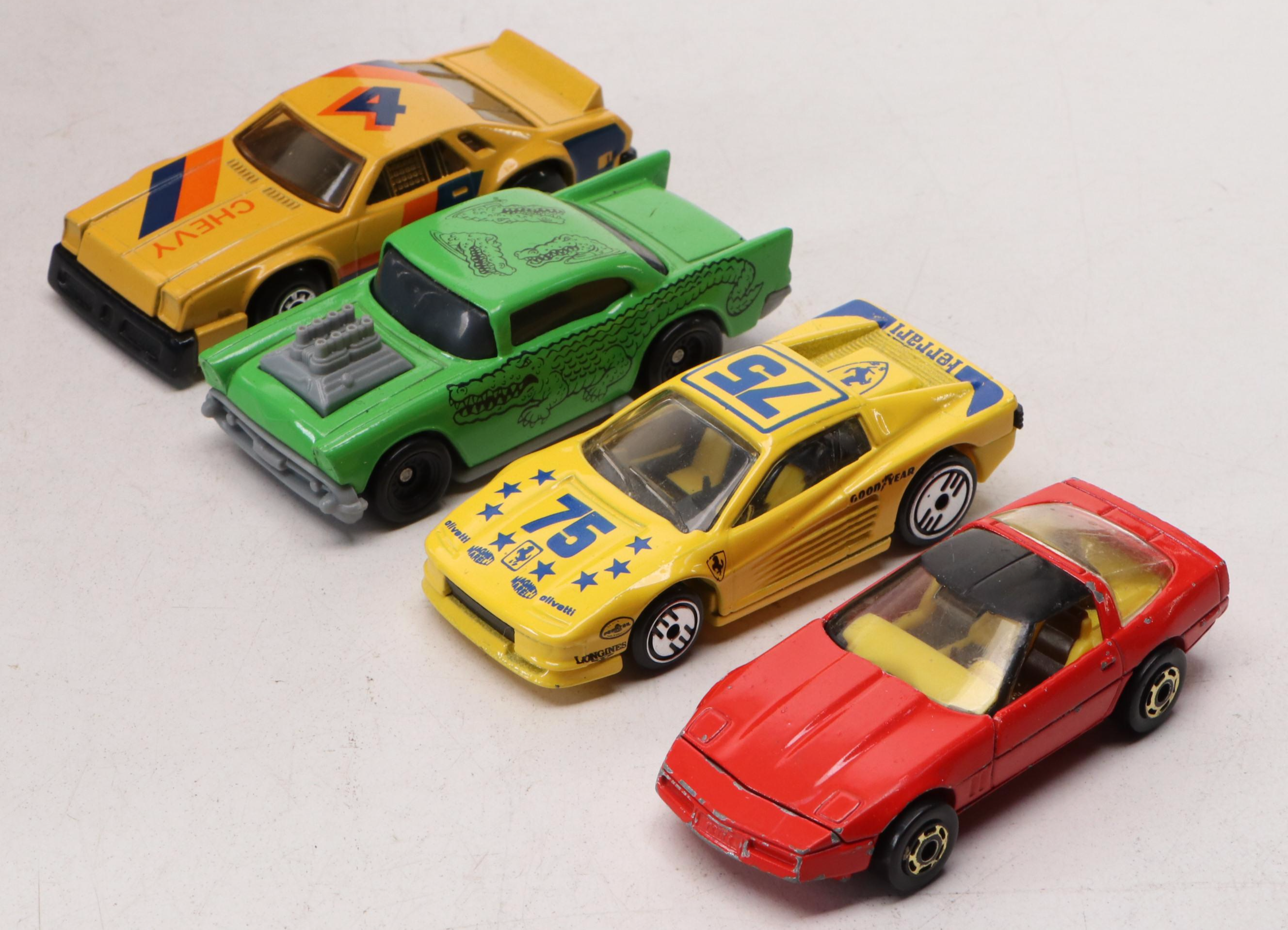 Hot Wheels "80's Corvette," "Porsche 959" and More Toy Cars in Case