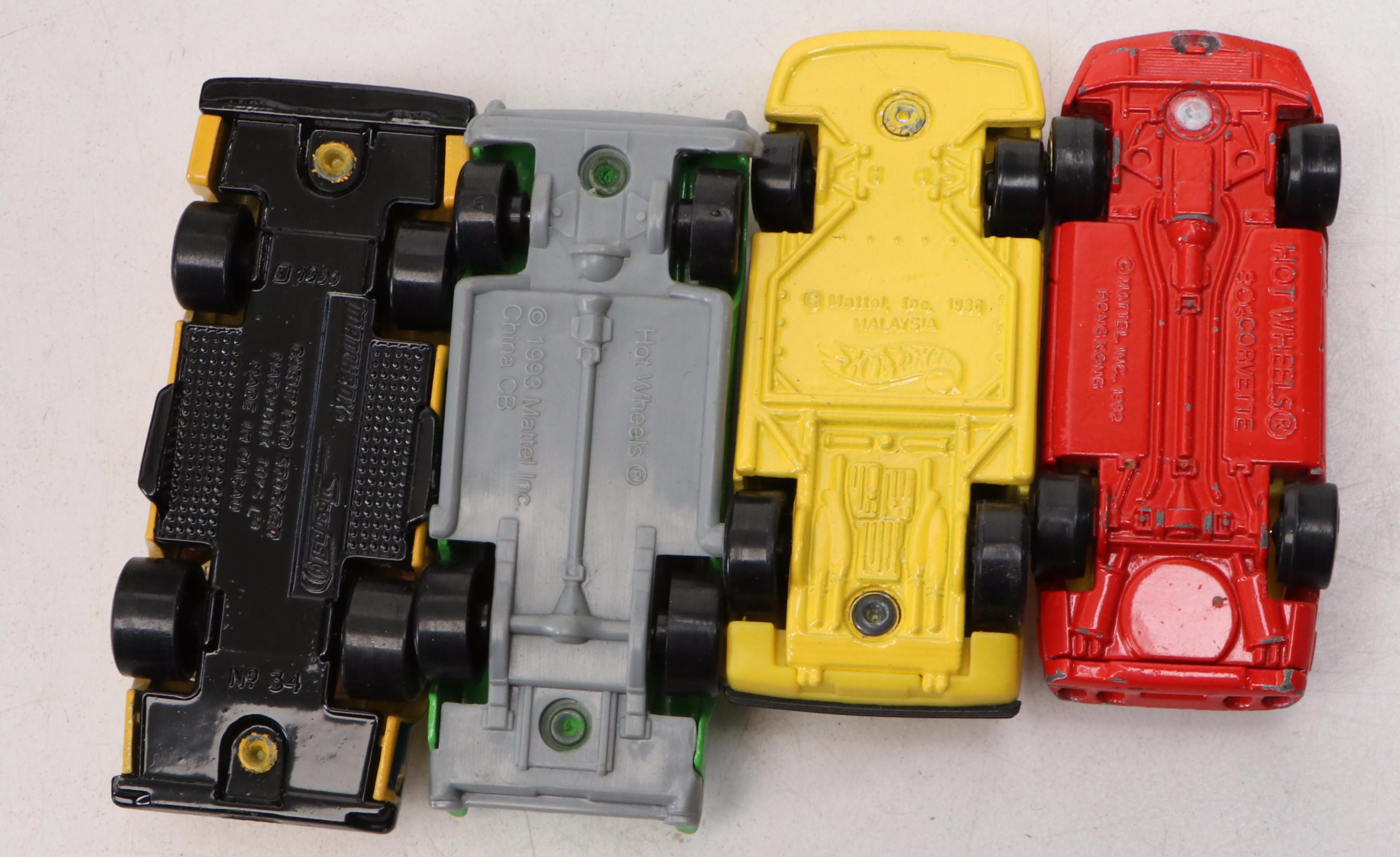 Hot Wheels "80's Corvette," "Porsche 959" and More Toy Cars in Case