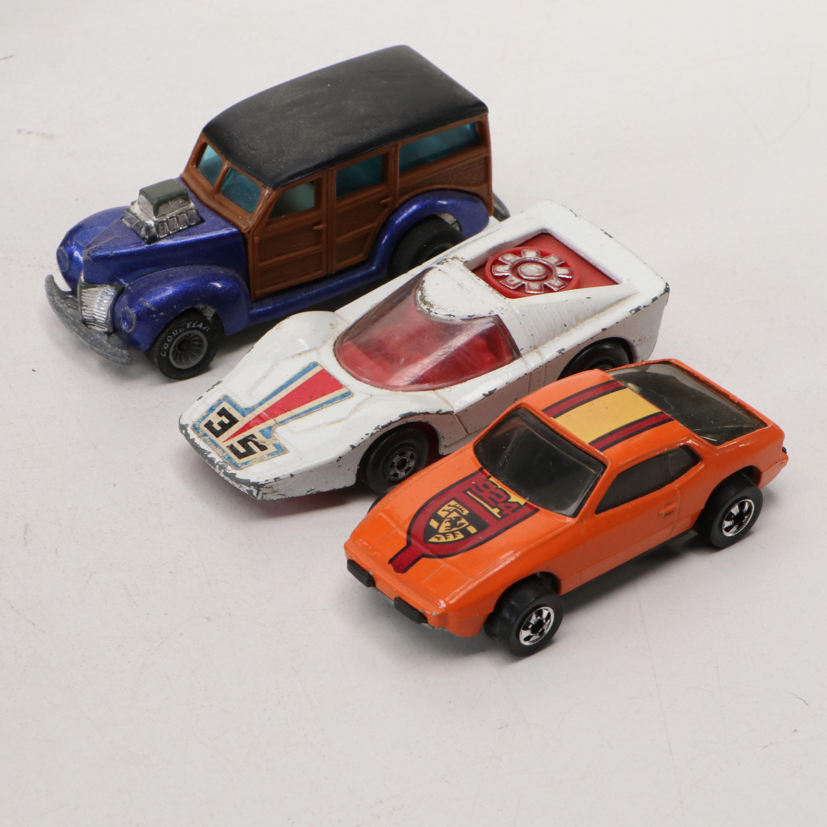 Hot Wheels "80's Corvette," "Porsche 959" and More Toy Cars in Case