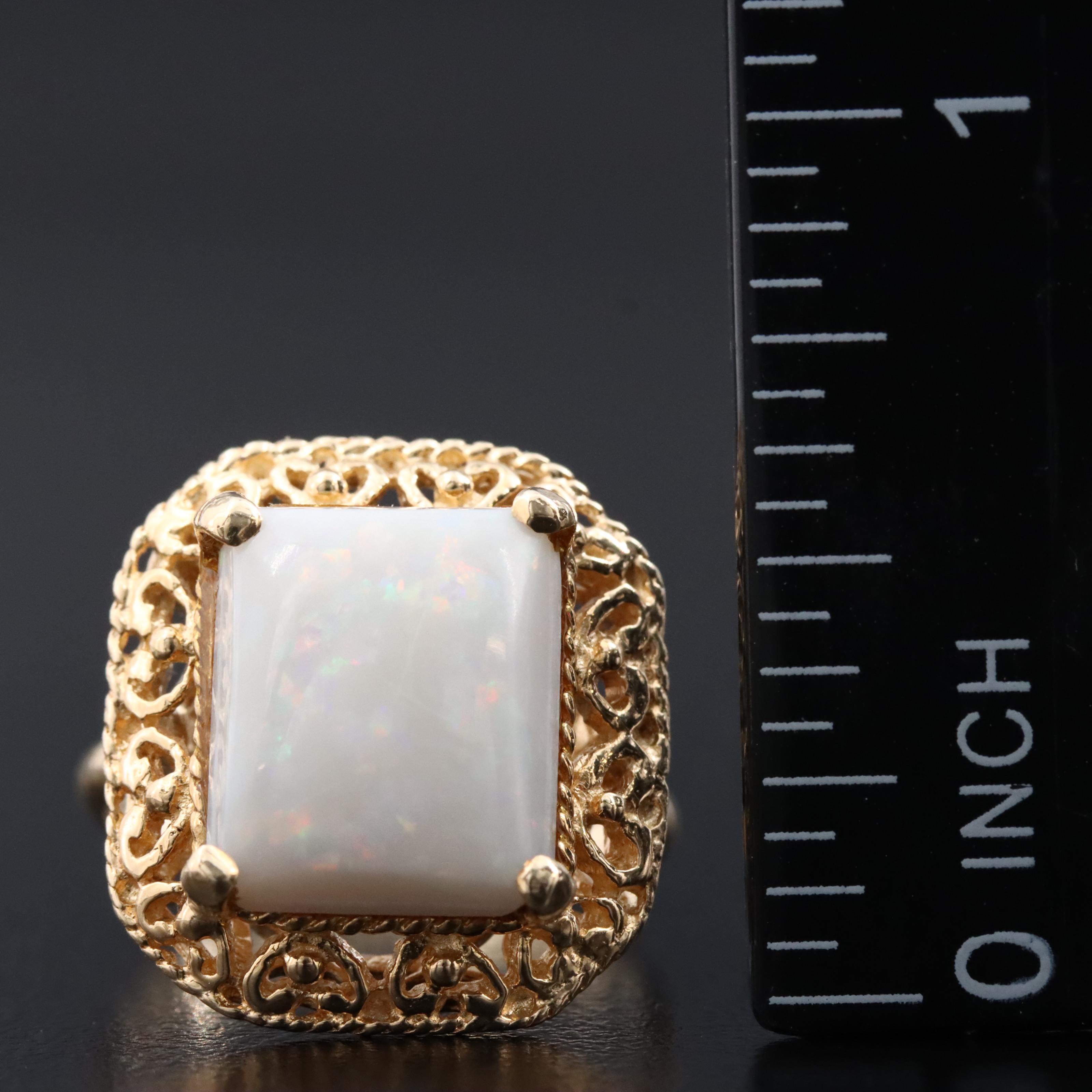 14K Opal Ring