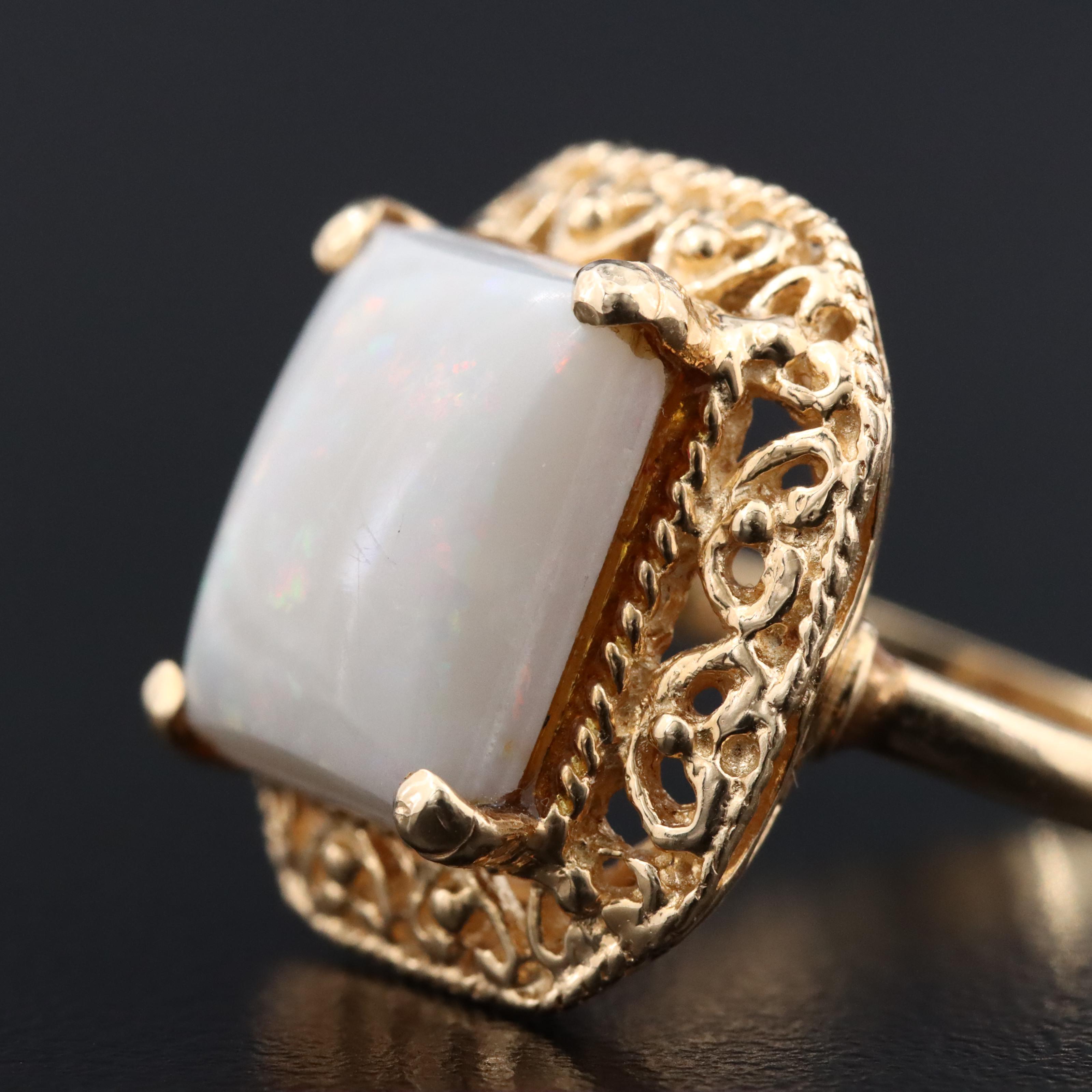 14K Opal Ring
