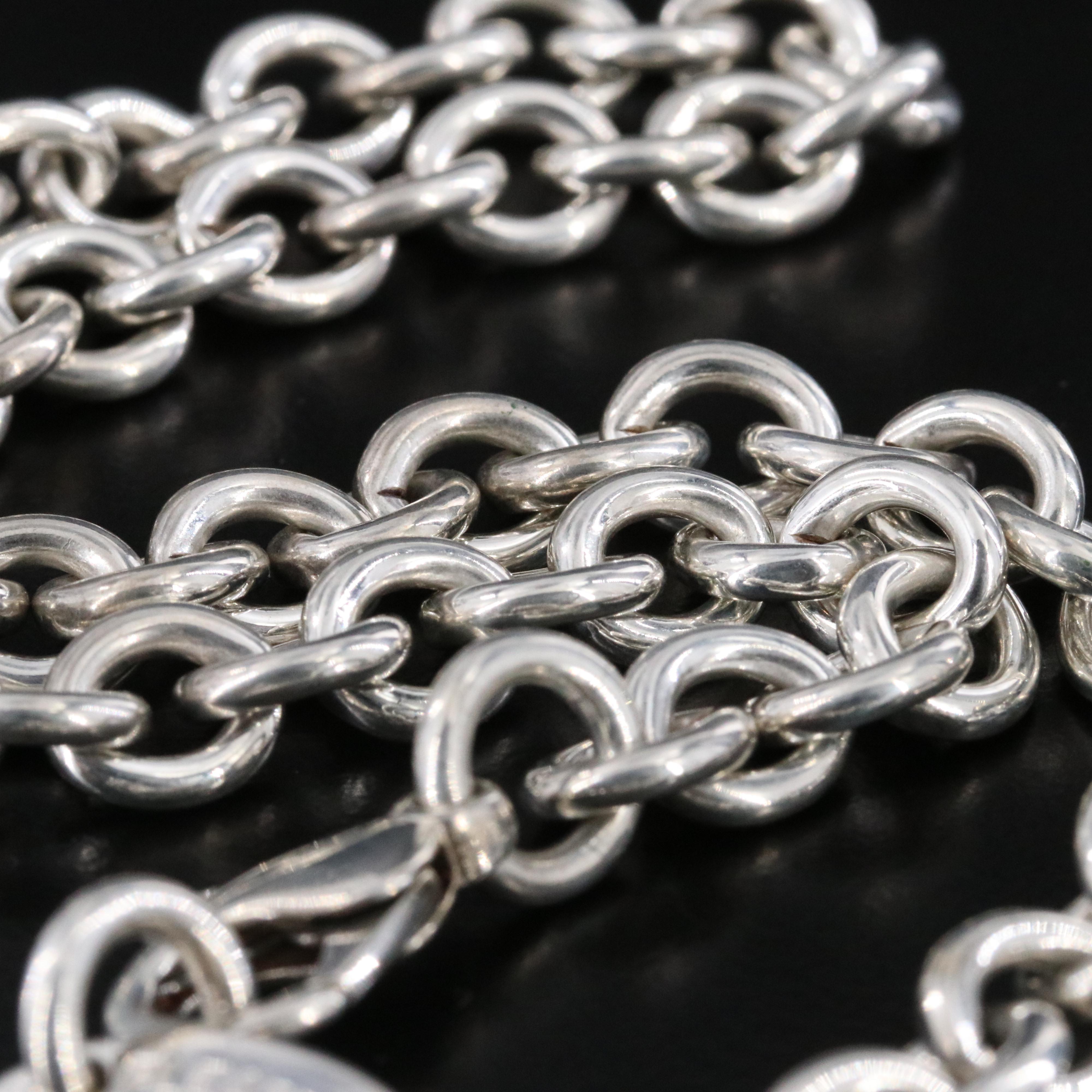 Tiffany & Co. Return to Tiffany Sterling Oval Tag Necklace