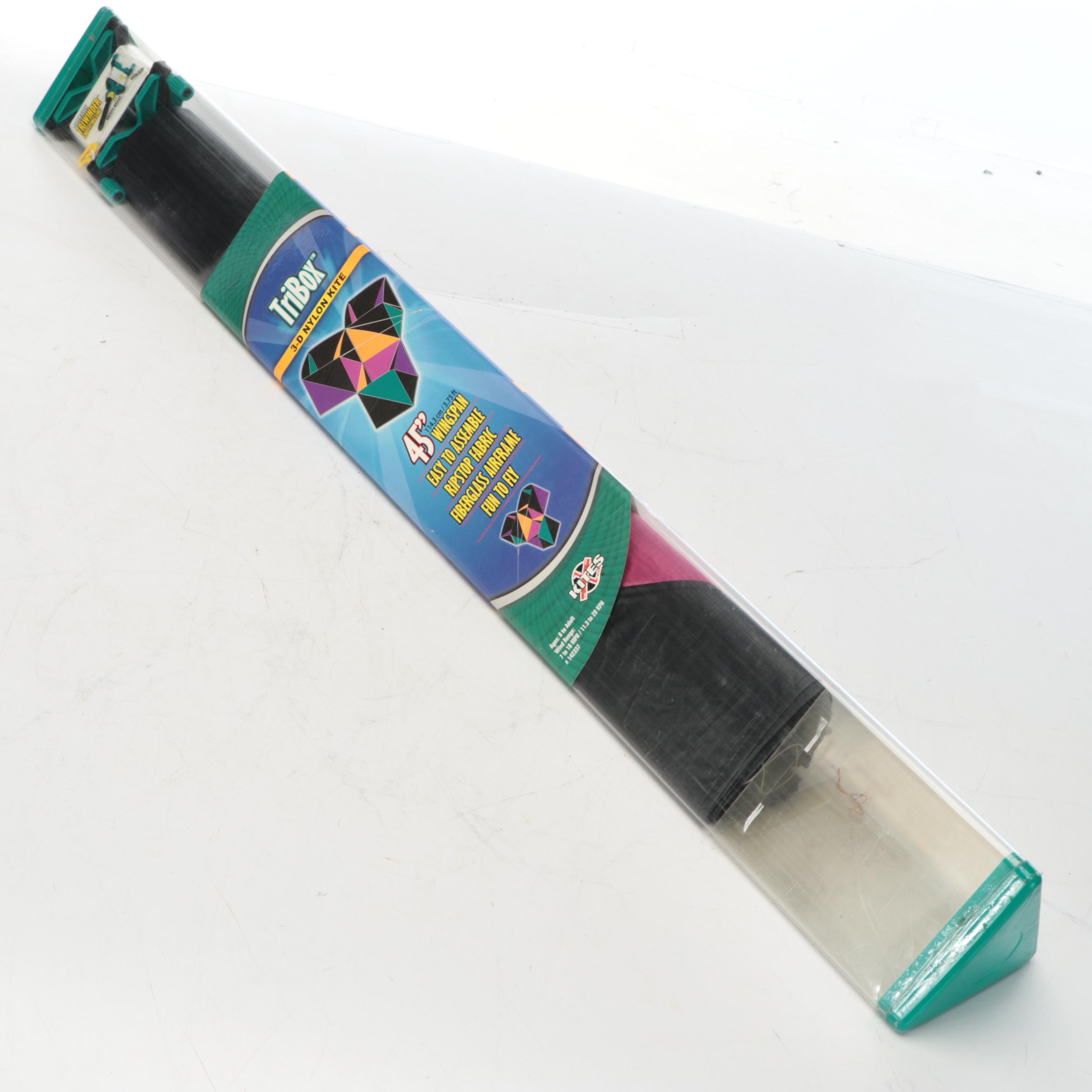 XKites Tribox and ColorMax in Original Packaging with Other Kites