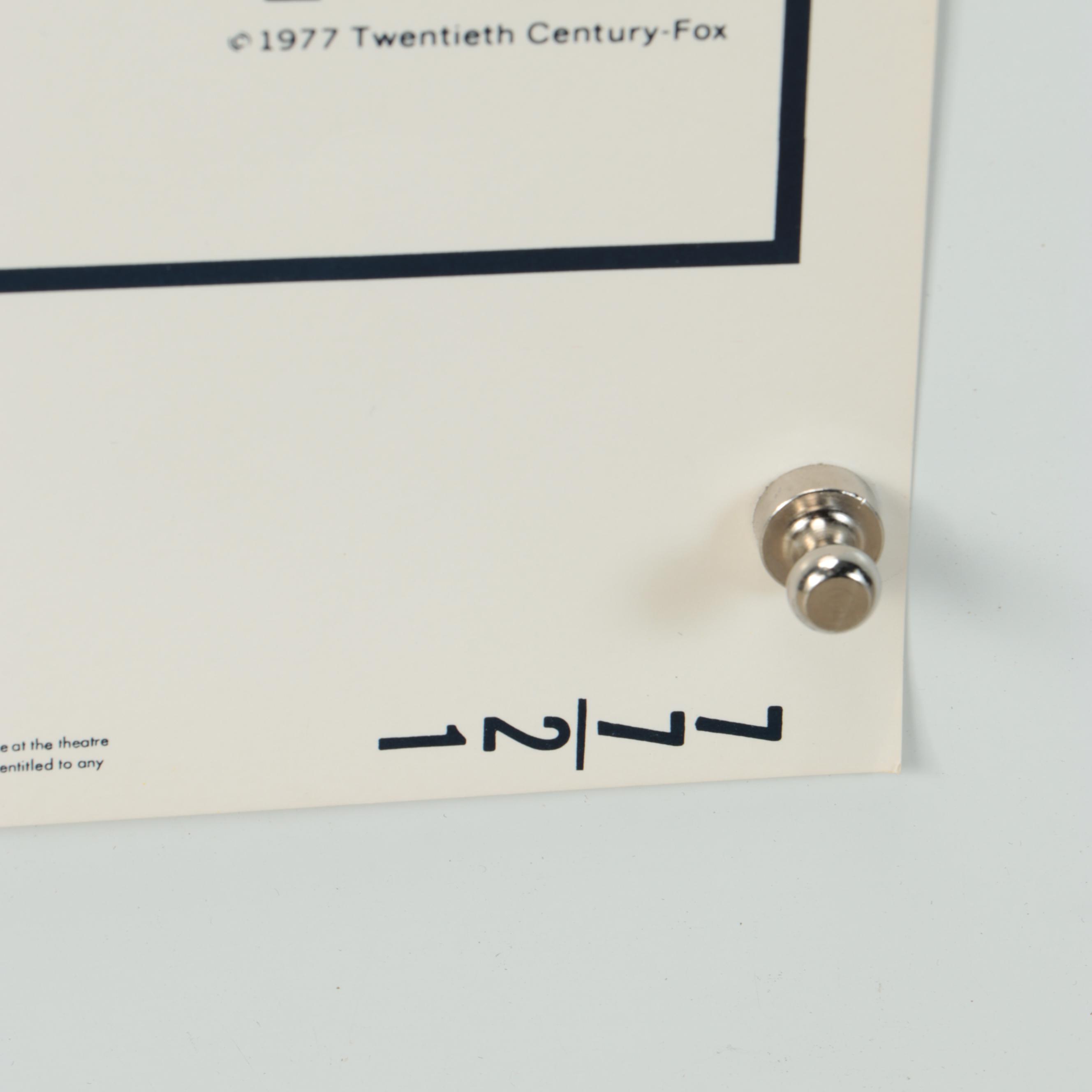 Star Wars Reproduction Offset Lithograph Movie Insert Poster