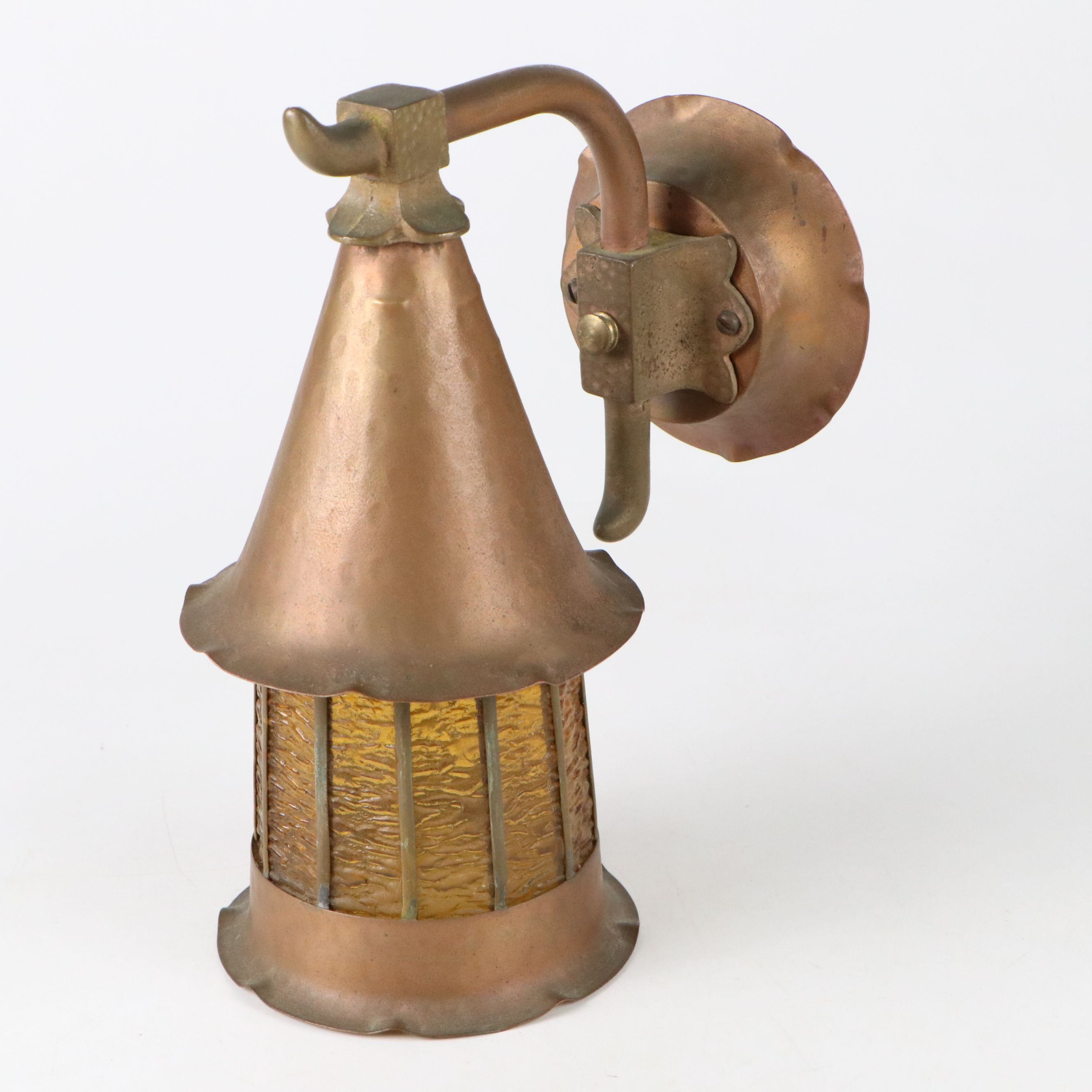 Goebel "Umbrella Girl" Doll with Copper Lantern Light and Other Home Décor